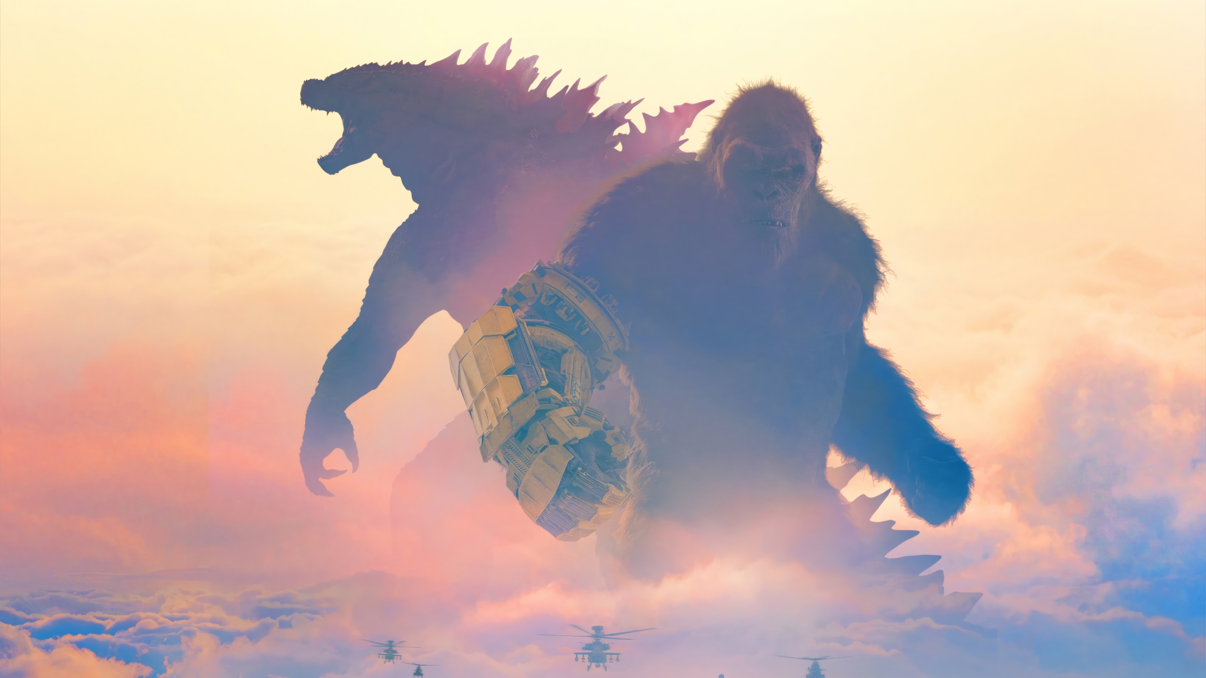Godzilla x Kong The New Empire Movie Desktop Wallpaper