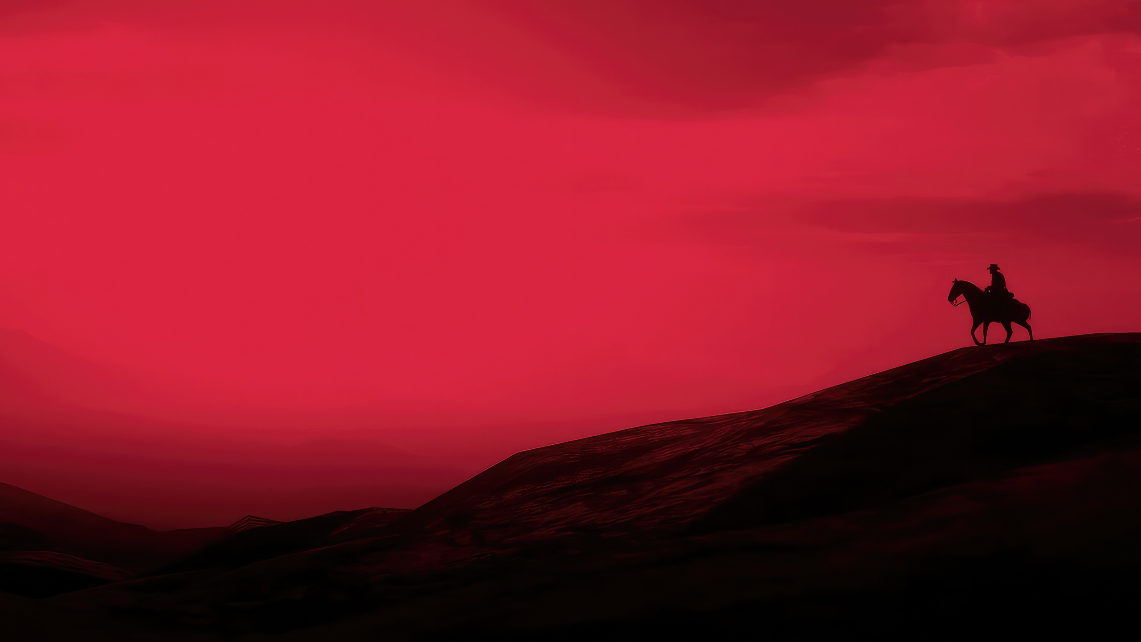 2023 Red Dead Redemption 2 Minimal 4k Wallpaper, HD Games Wallpaper, 4k Wallpaper, Image, Background, Photos and Picture