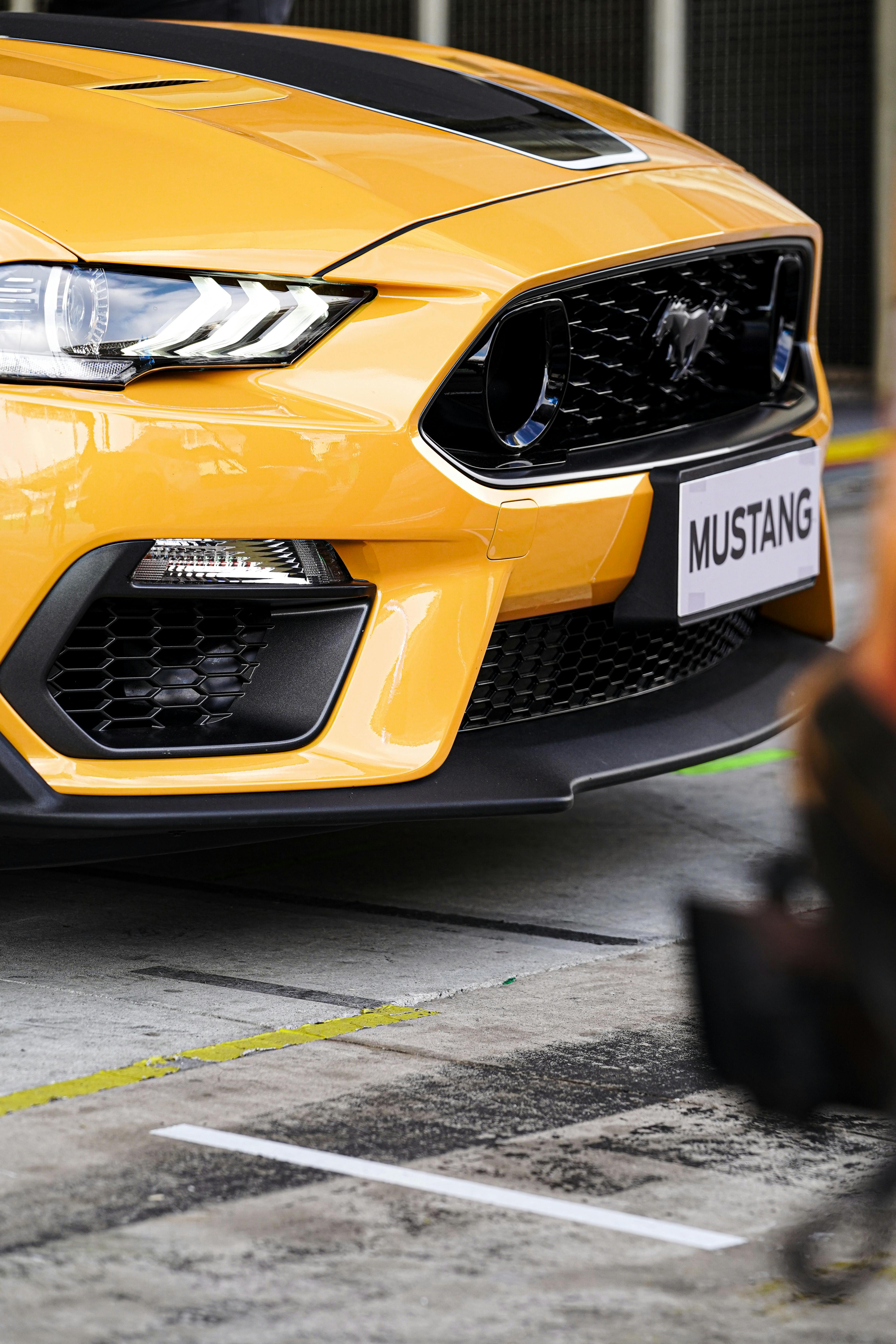 Yellow Ford Mustang · Free