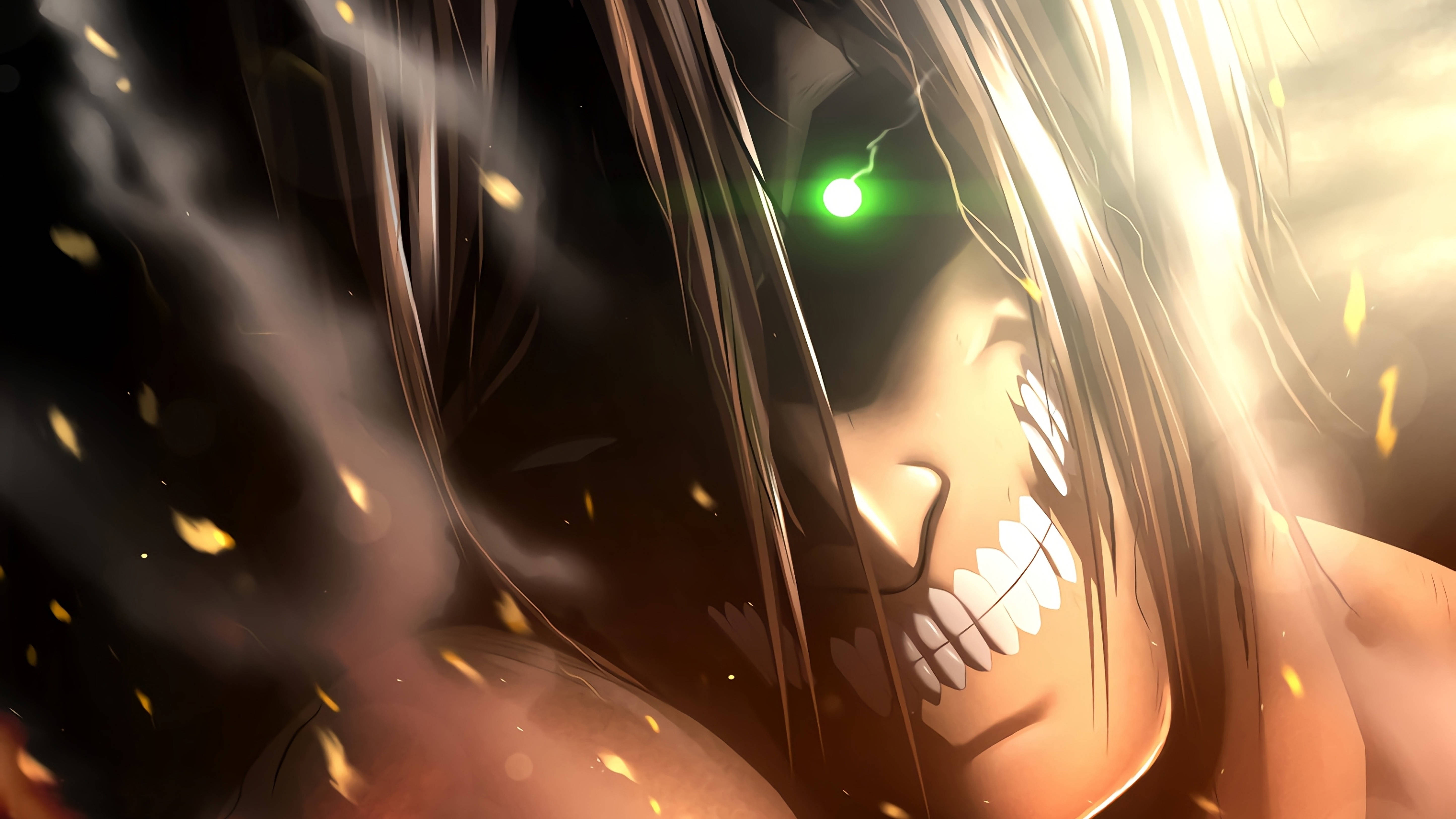 Download Attack On Titans 4K Physical Prowess Wallpaper