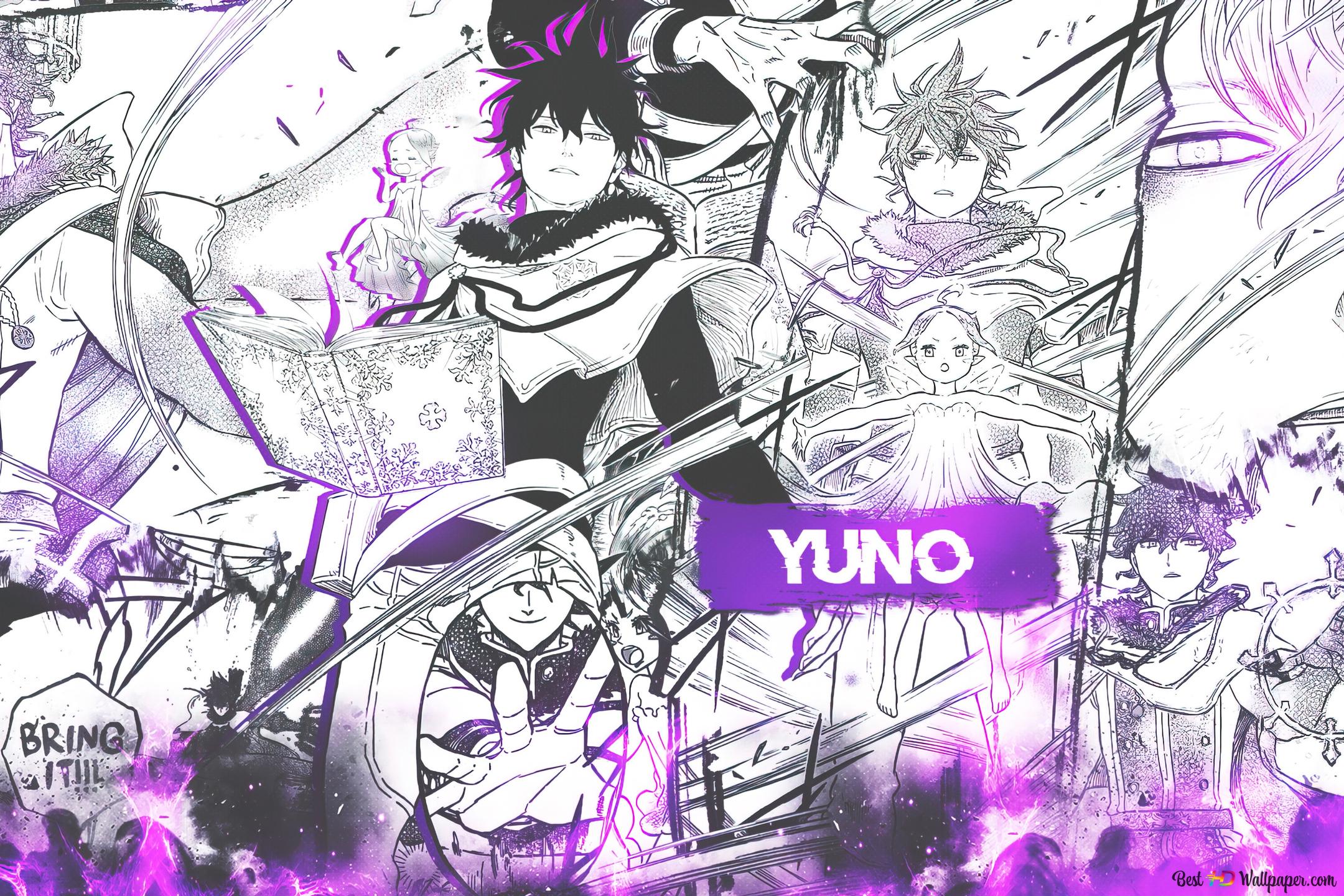 Black Clover. Yuno Manga Ver. 4K wallpaper download
