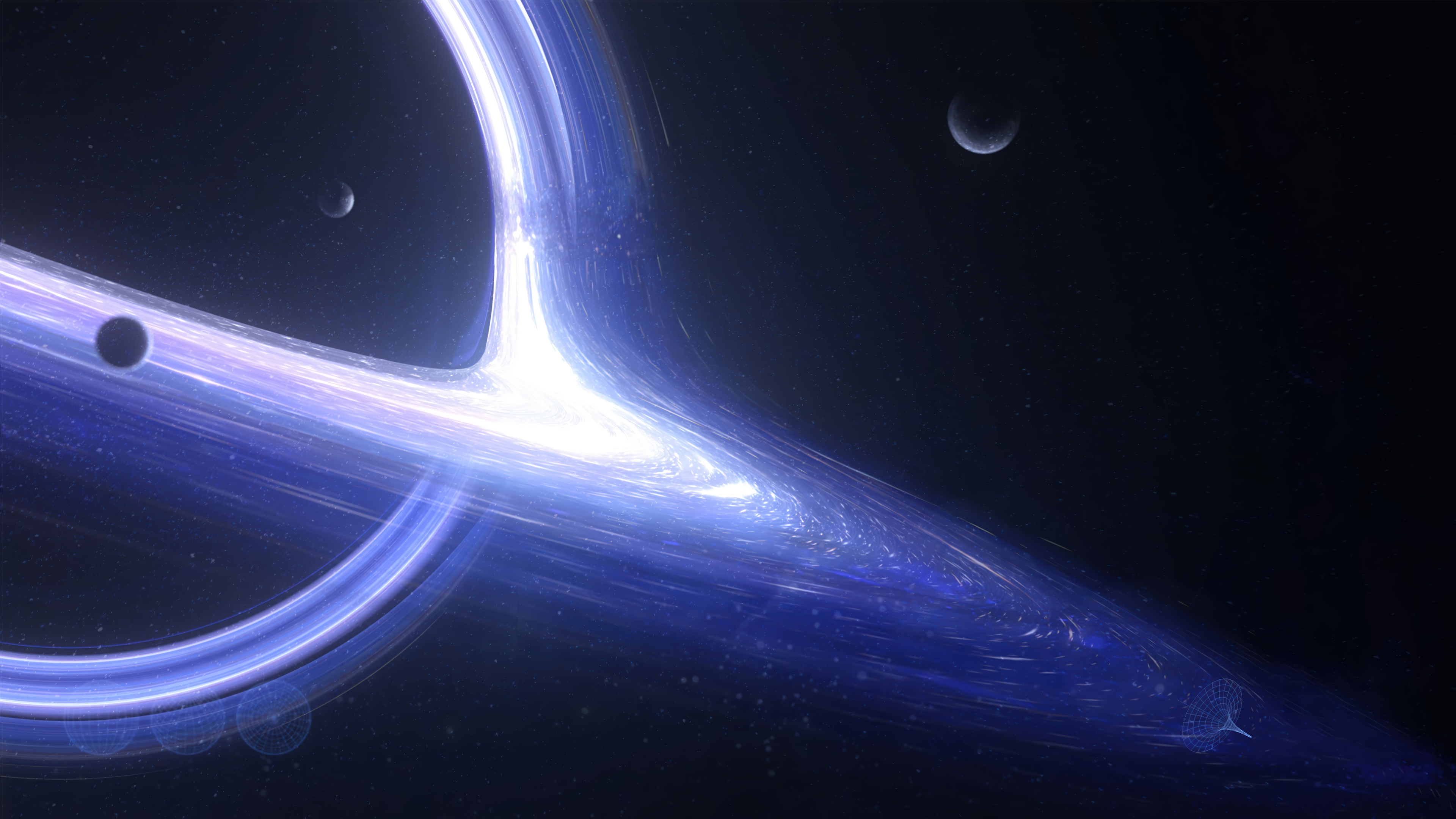 Space Blackhole Planet Wallpaper 4K HD PC