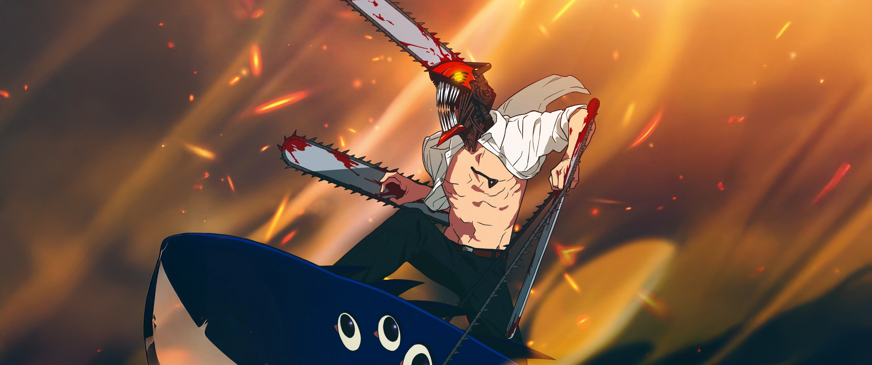 Chainsaw Man Movie: Reze Arc Wallpaper 4K, Denji, 5K