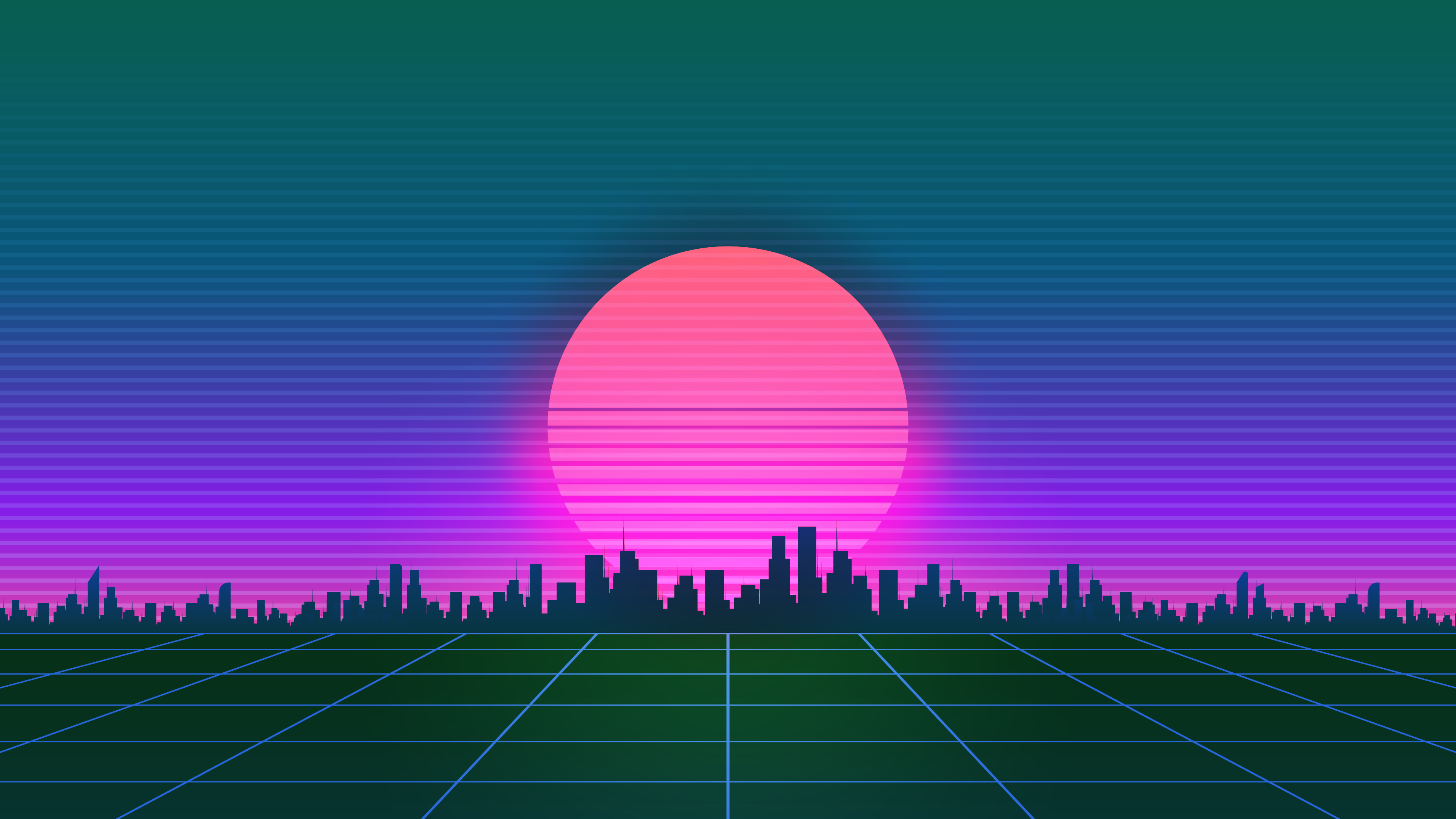 Wallpaper Cyberpunk, Vaporwave, Synthwave, Natural Environment, Purple, Background Free Image