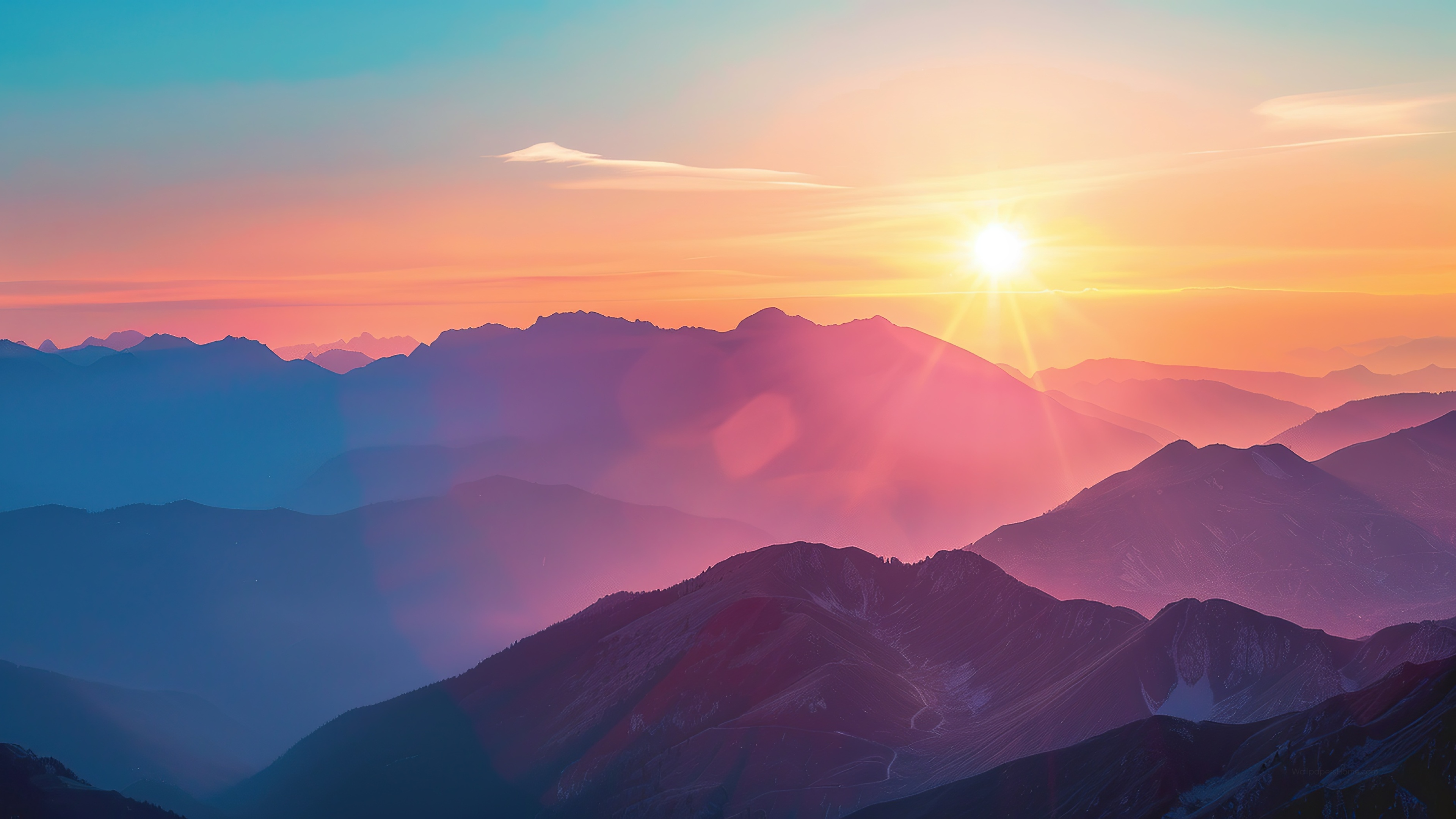 Sunset Wallpaper 4K, Nature