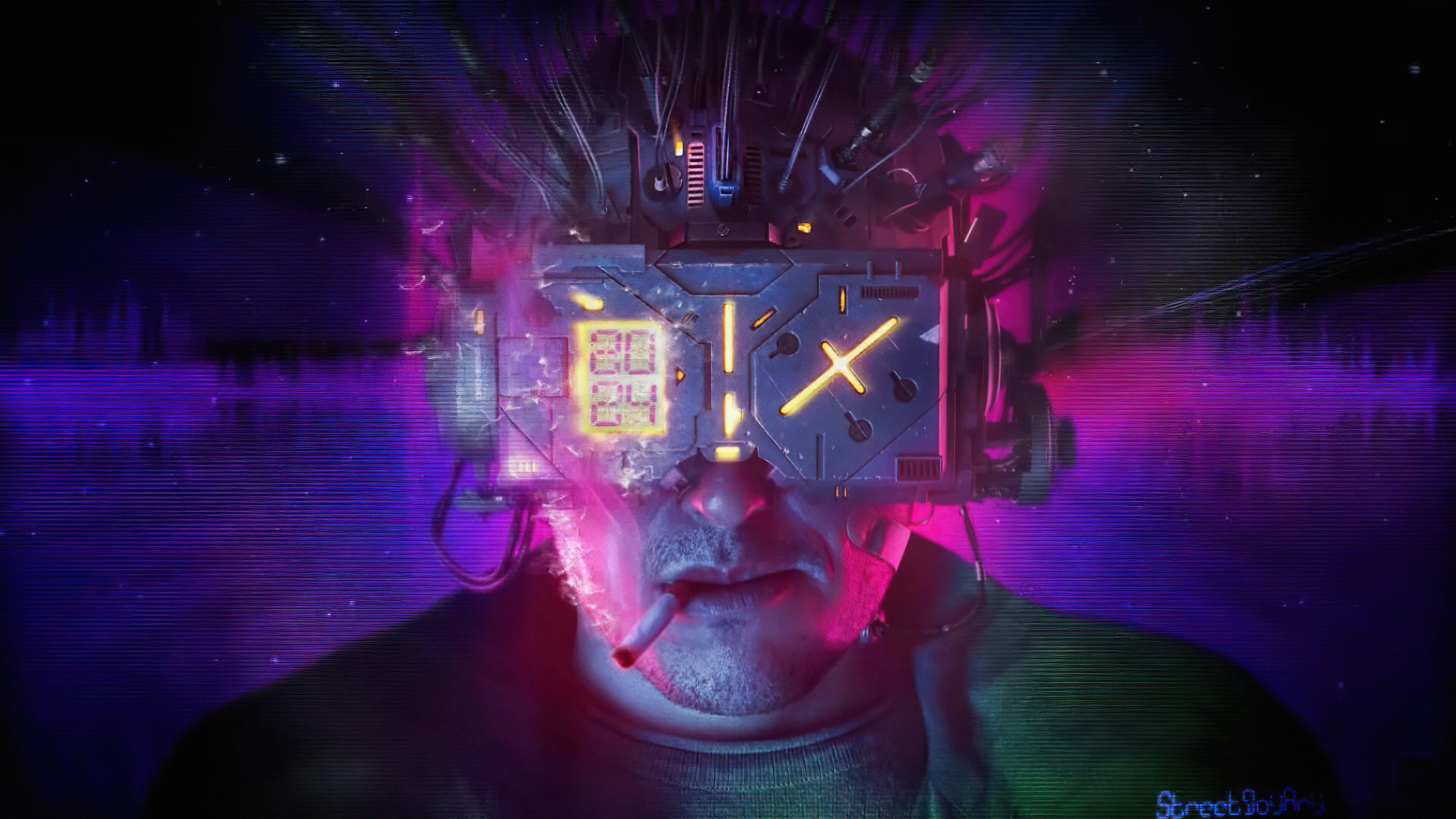 Cyberpunk Cyborg 4K HD Cyberpunk Wallpaper