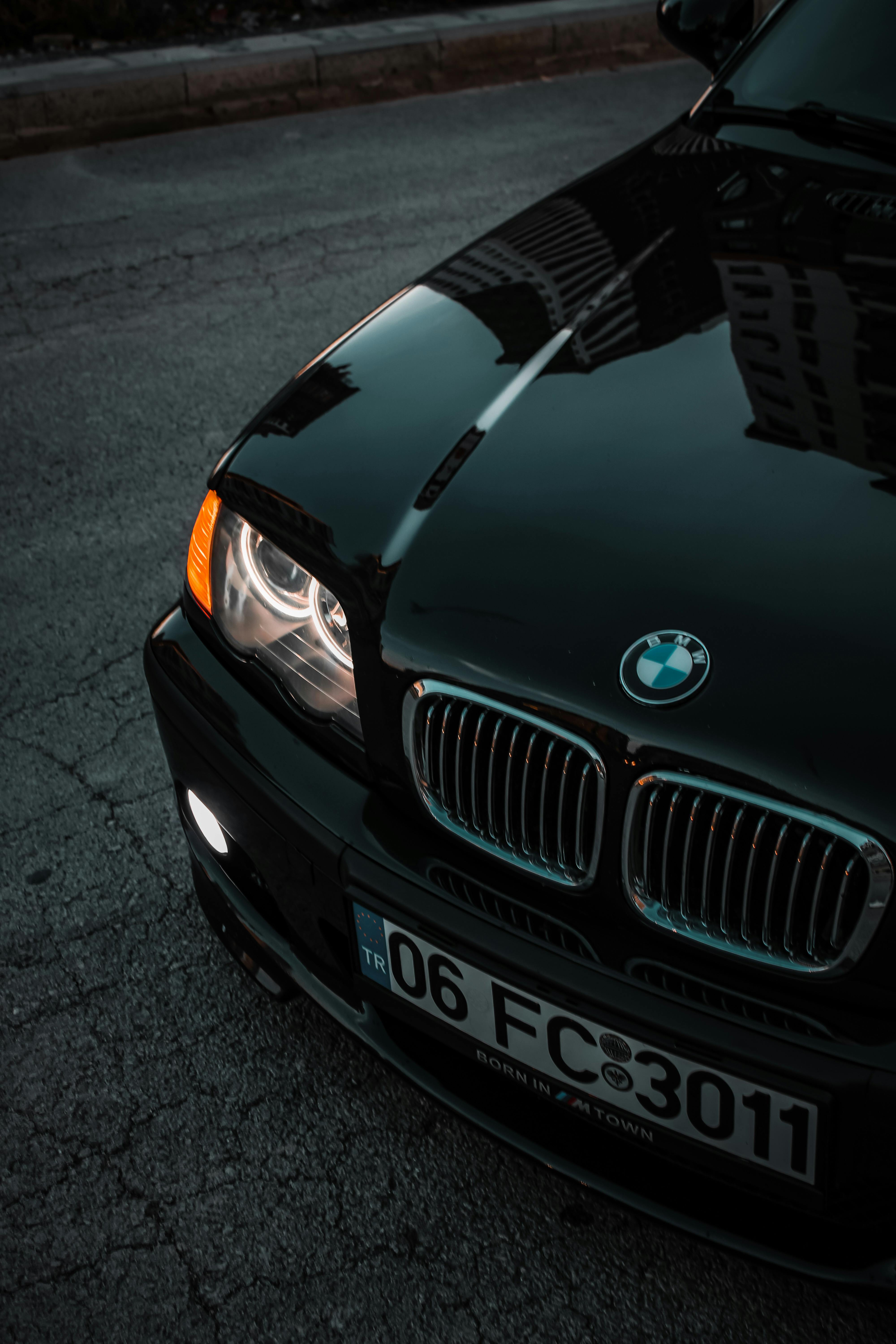 Black BMW on a Street · Free