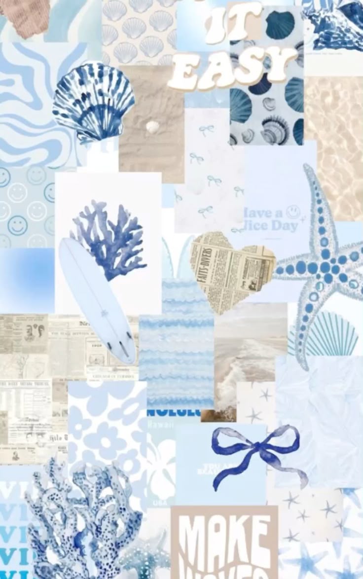 Preppy blue wallpaper!