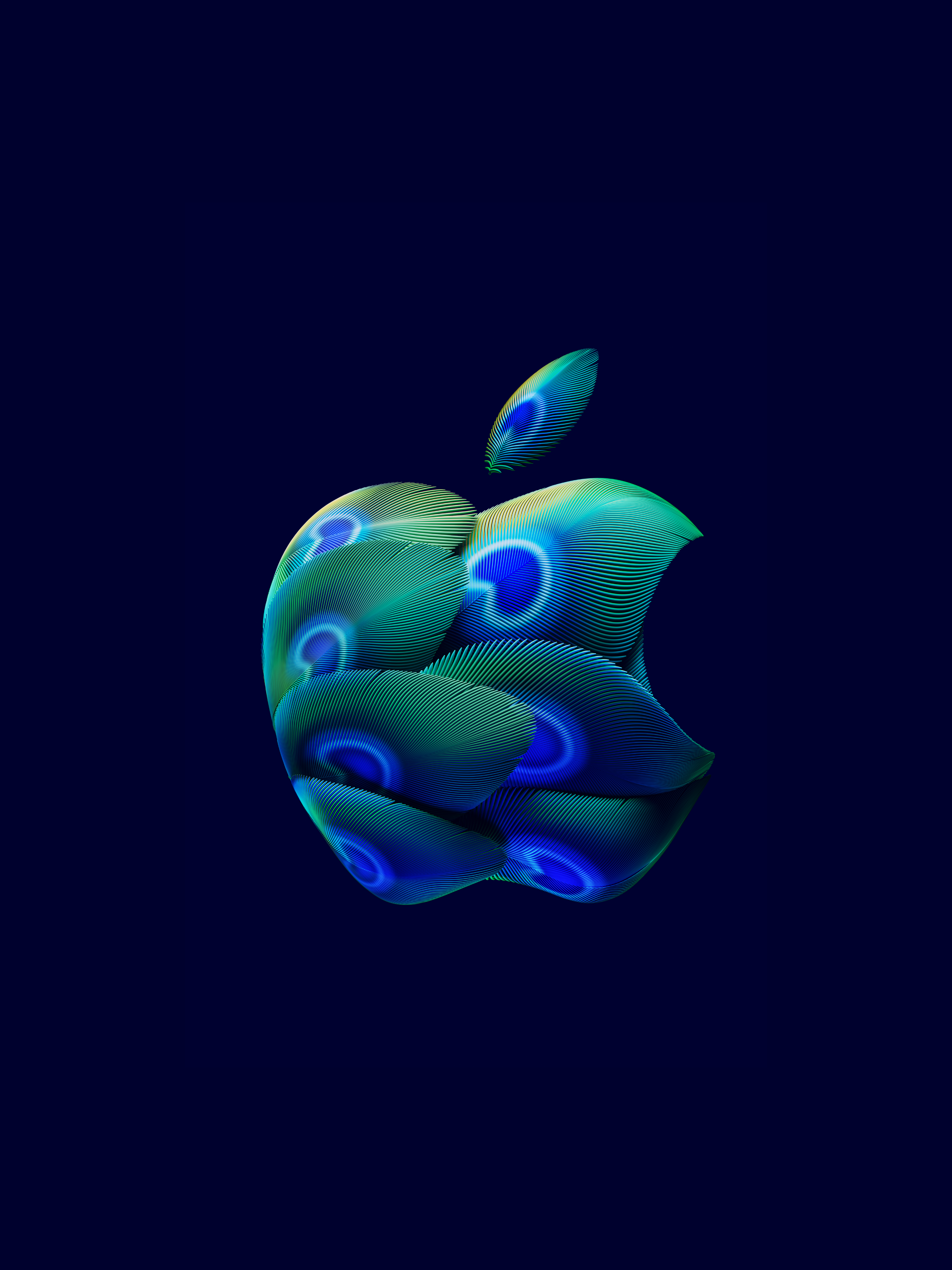 Enjoy a Peacock Feather Apple Wallpaper to Celebrate India Store Opening