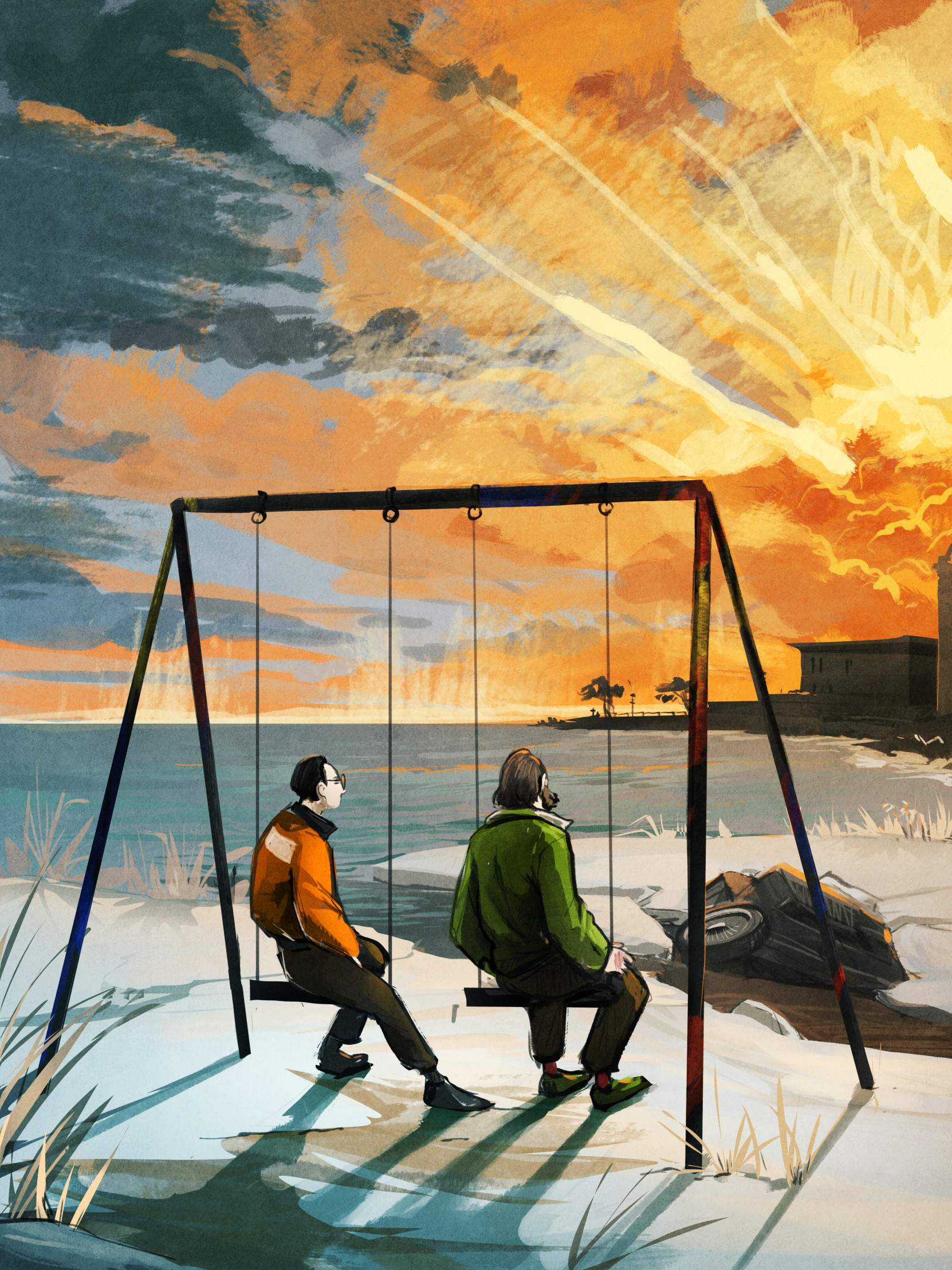 Watching over Revachol by AriaDog - Fur Affinity [dot] net