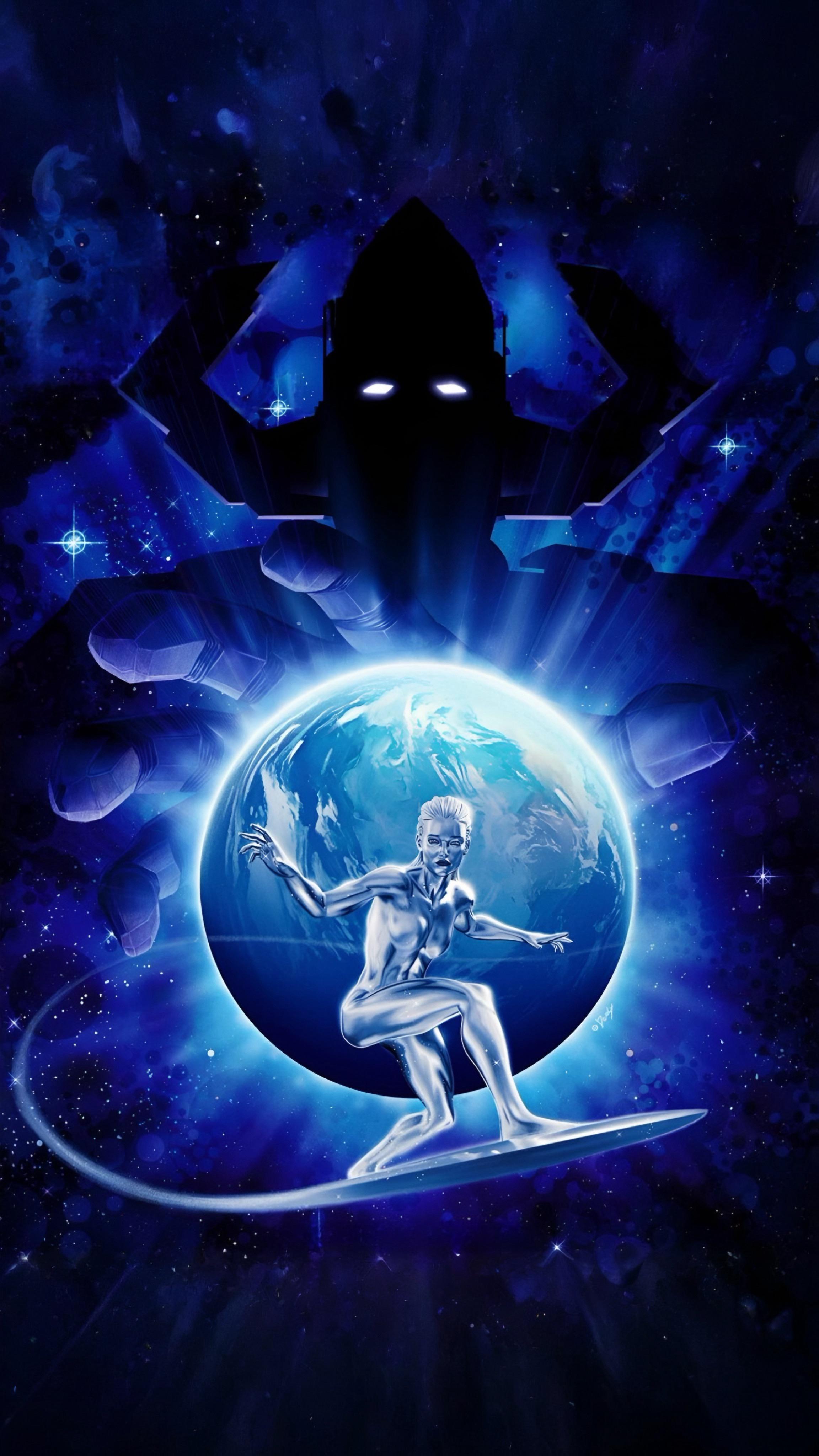 Silver Surfer and Galactus