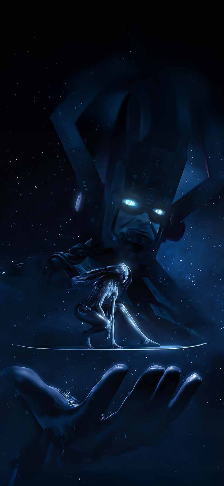 Silver Surfer & Galactus Cosmic Marvel Wallpaper