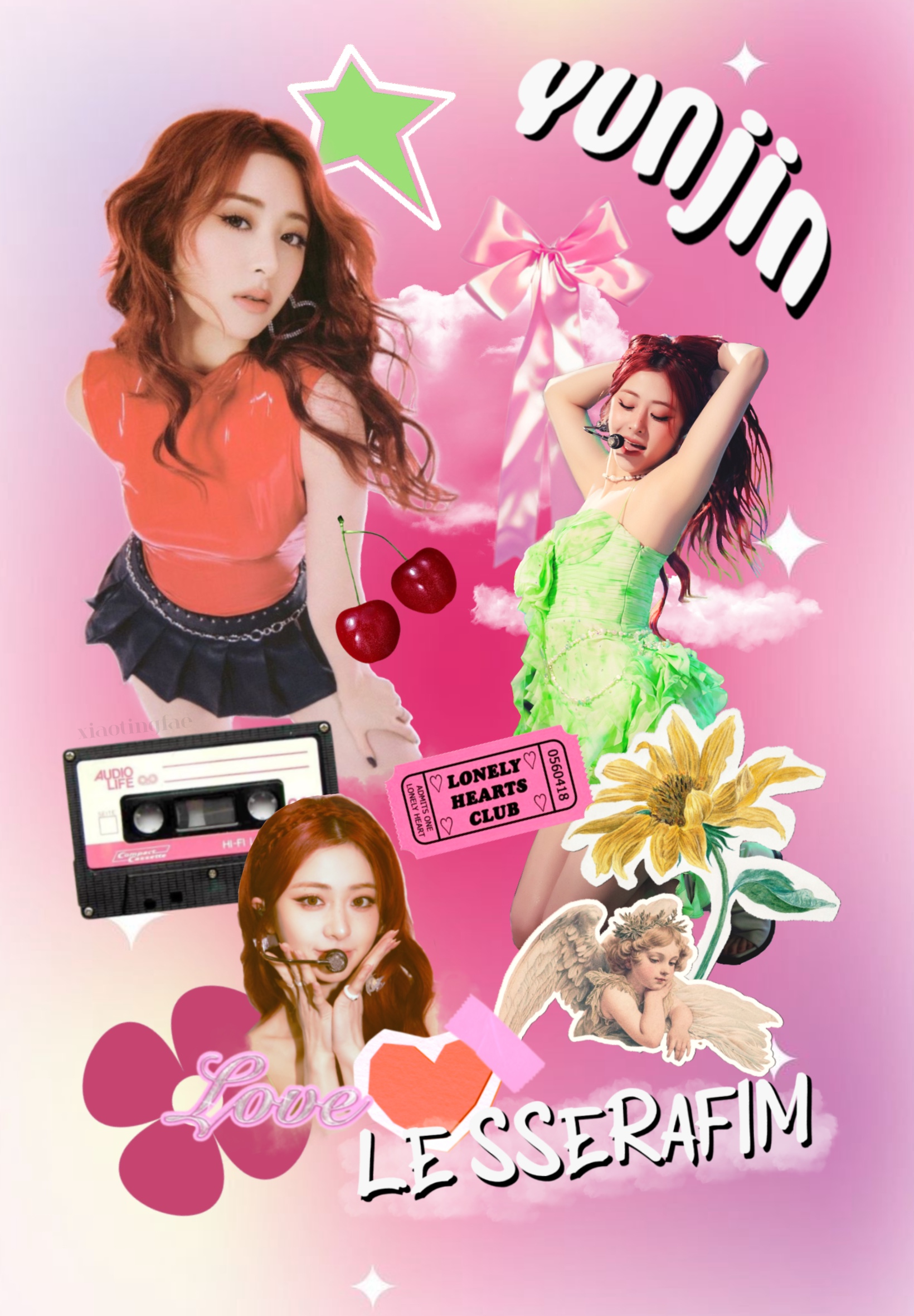 Yunjin iPad wallpaper made by me if anyone wants to use!