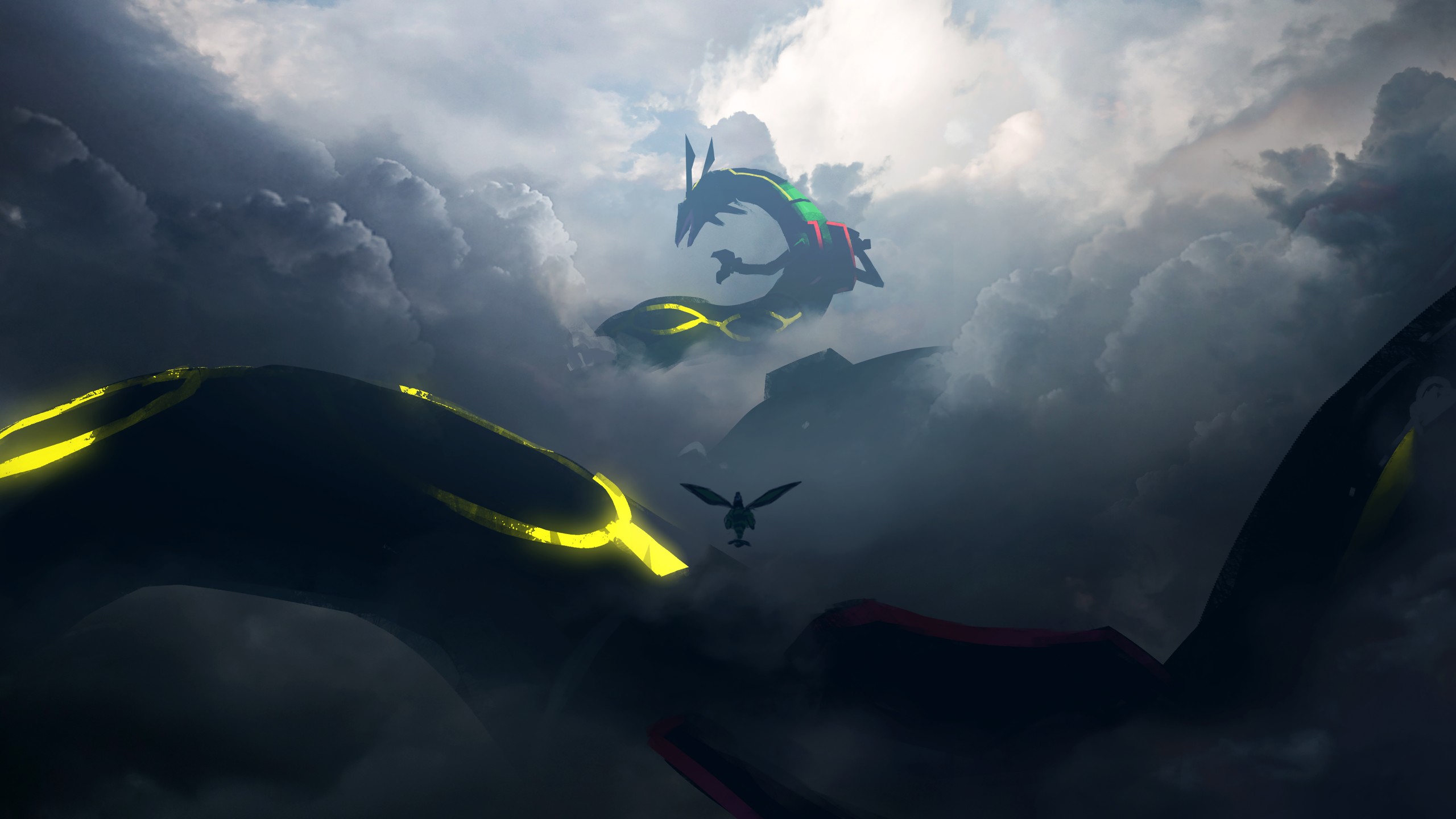 Rayquaza Pokemon 5K Wallpaper