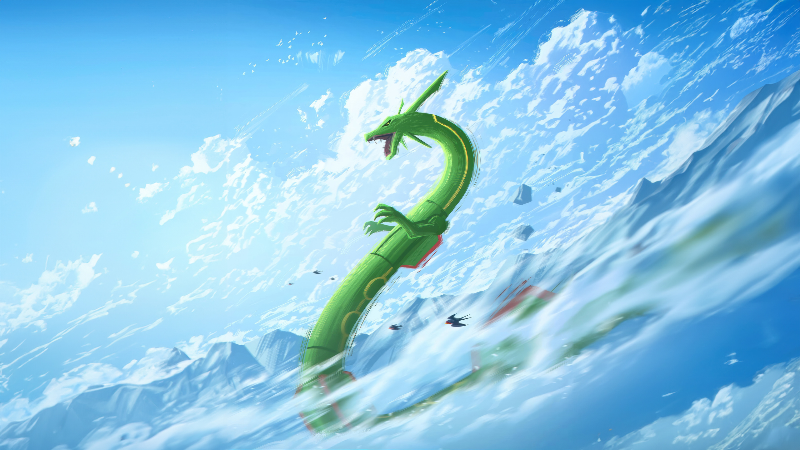 Rayquaza Pokemon 1440P Resolution , HD 4k Wallpaper, Image, Background, Photos and Picture