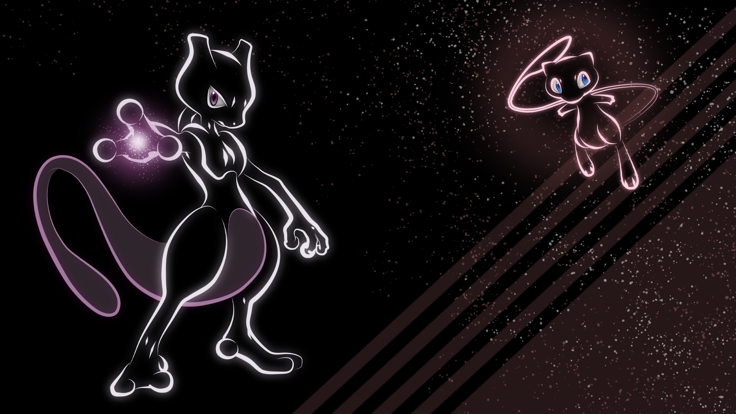 Pokemon Wallpaper In My Neon Lights Art Style