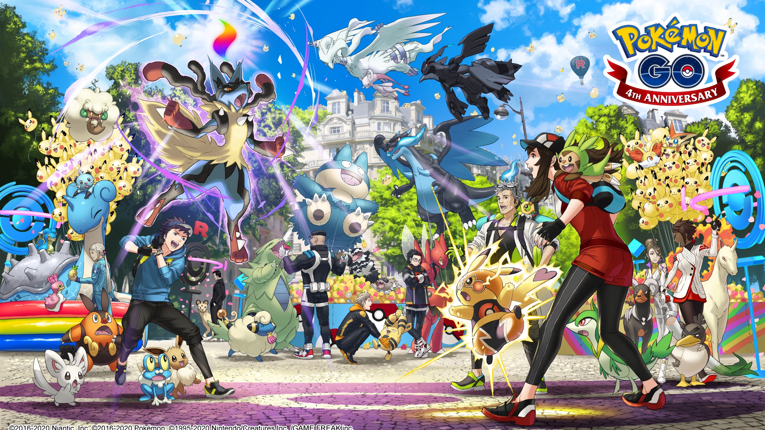 Pokemon GO 4K 5K HD Pikachu Wallpaper