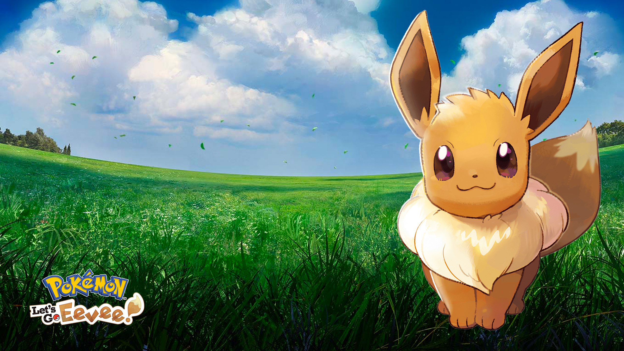 Pokemon Let's Go Eevee (v2) Wallpaper with Monocle
