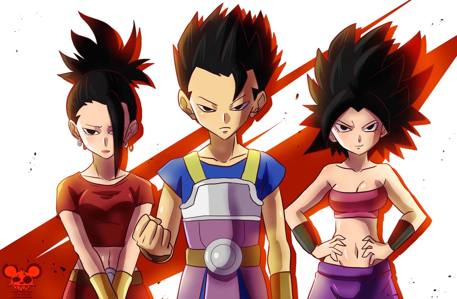 Dragon Ball Super HD Wallpaper, Caulifla, and Kale