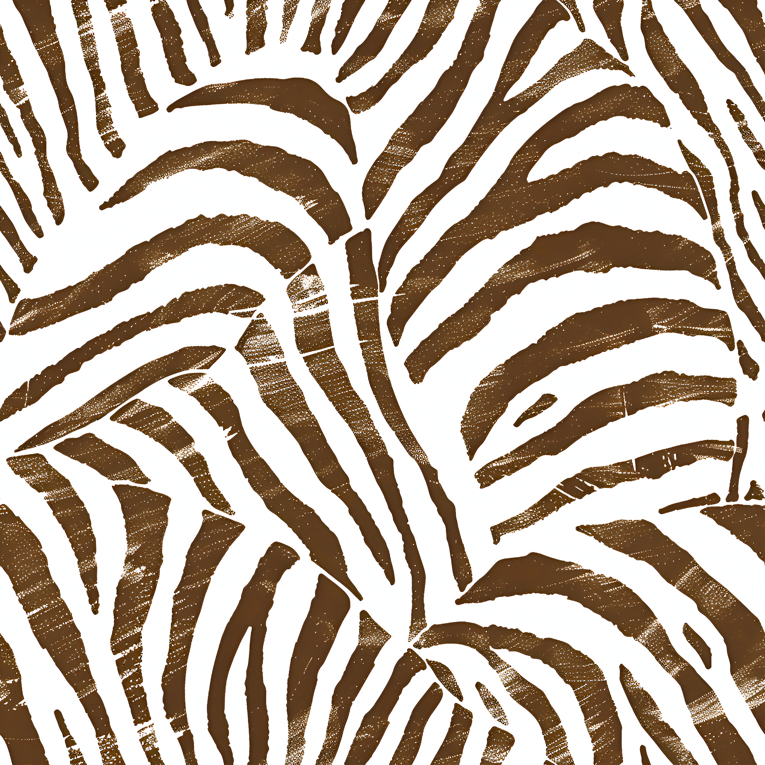 Zebra Pattern Wallpaper, Brown and White Zebra Skin Wallpaper, Peel and Stick Safari Theme Wall Decor, Removable Abstract Animal Wallpaper