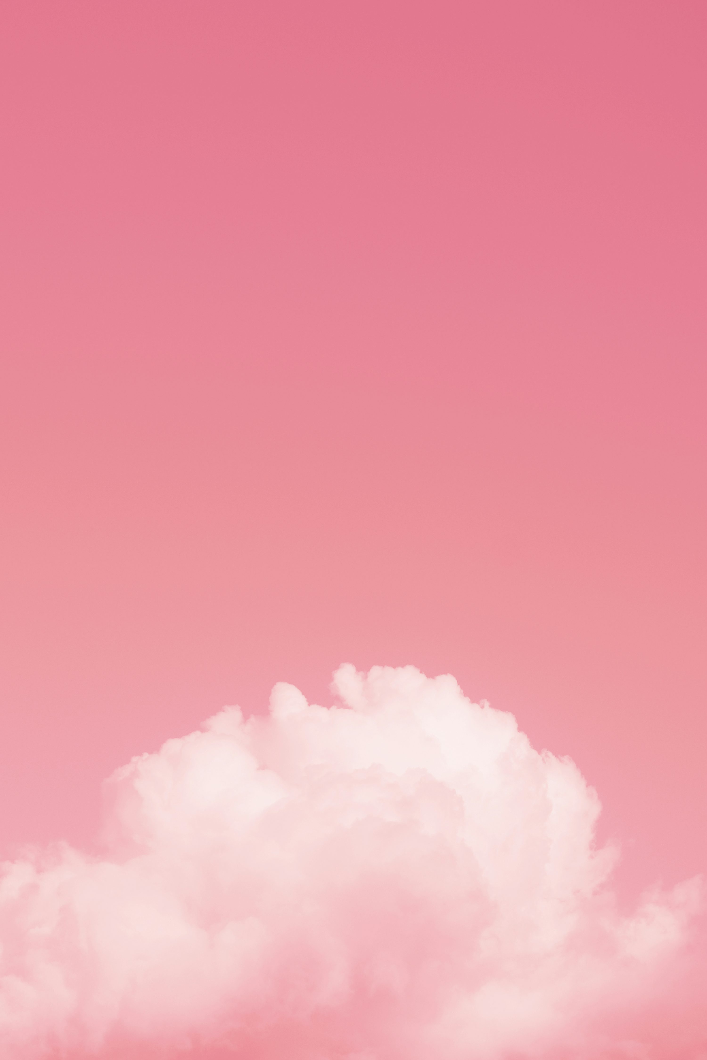 White clouds and blue sky photo