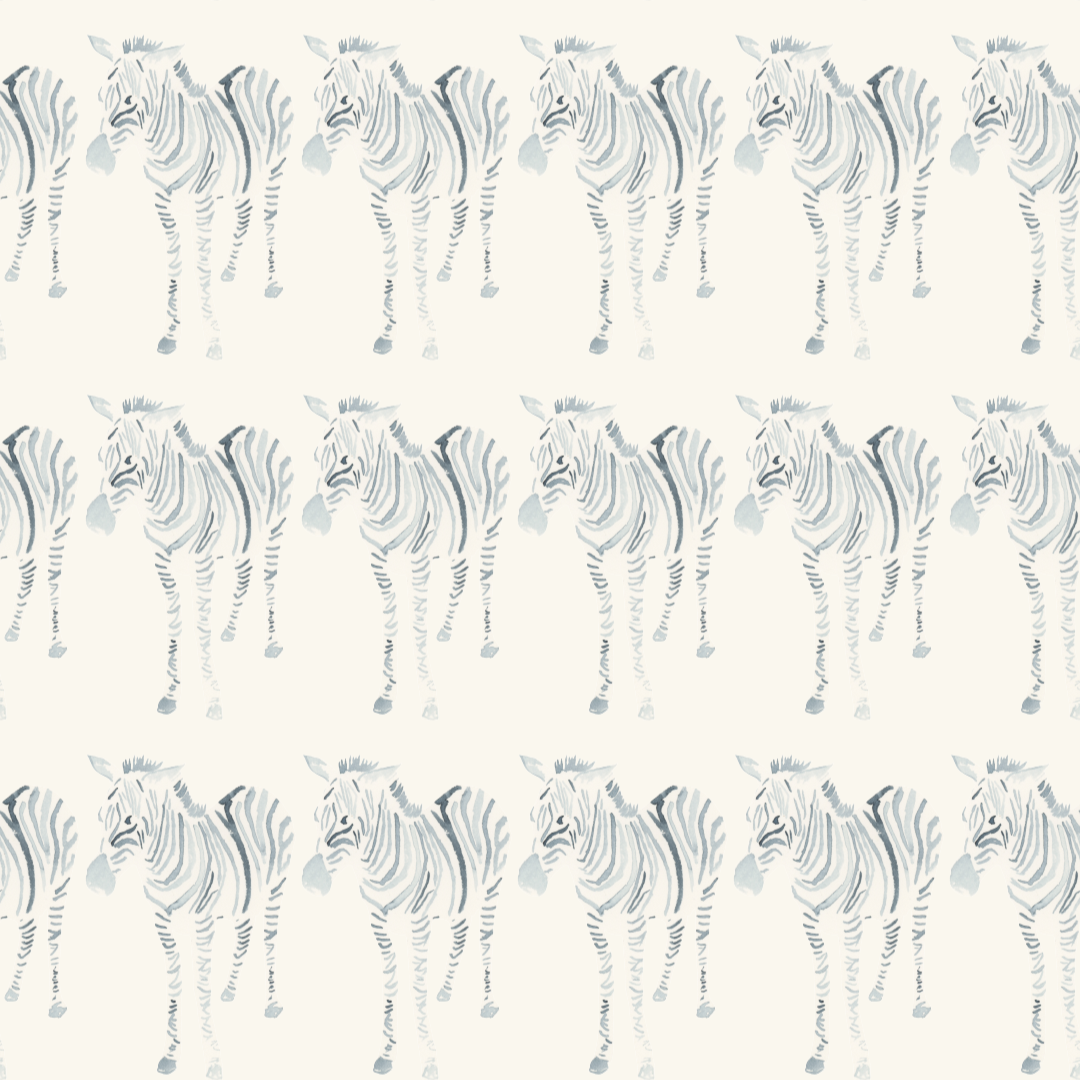 Painted Zebra Wallpaper