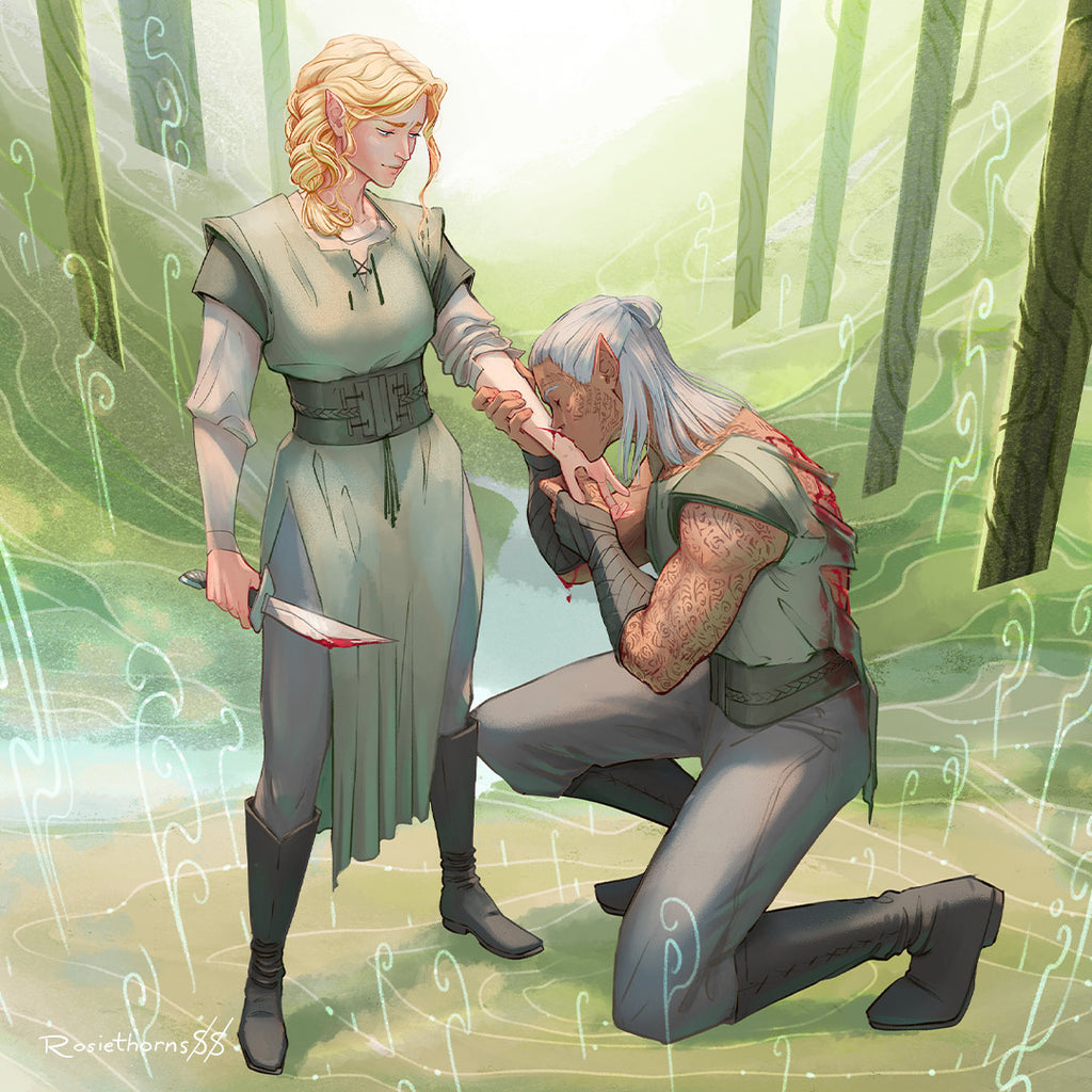 I Claim You of Fire / Throne of Glass Officially Licensed Print