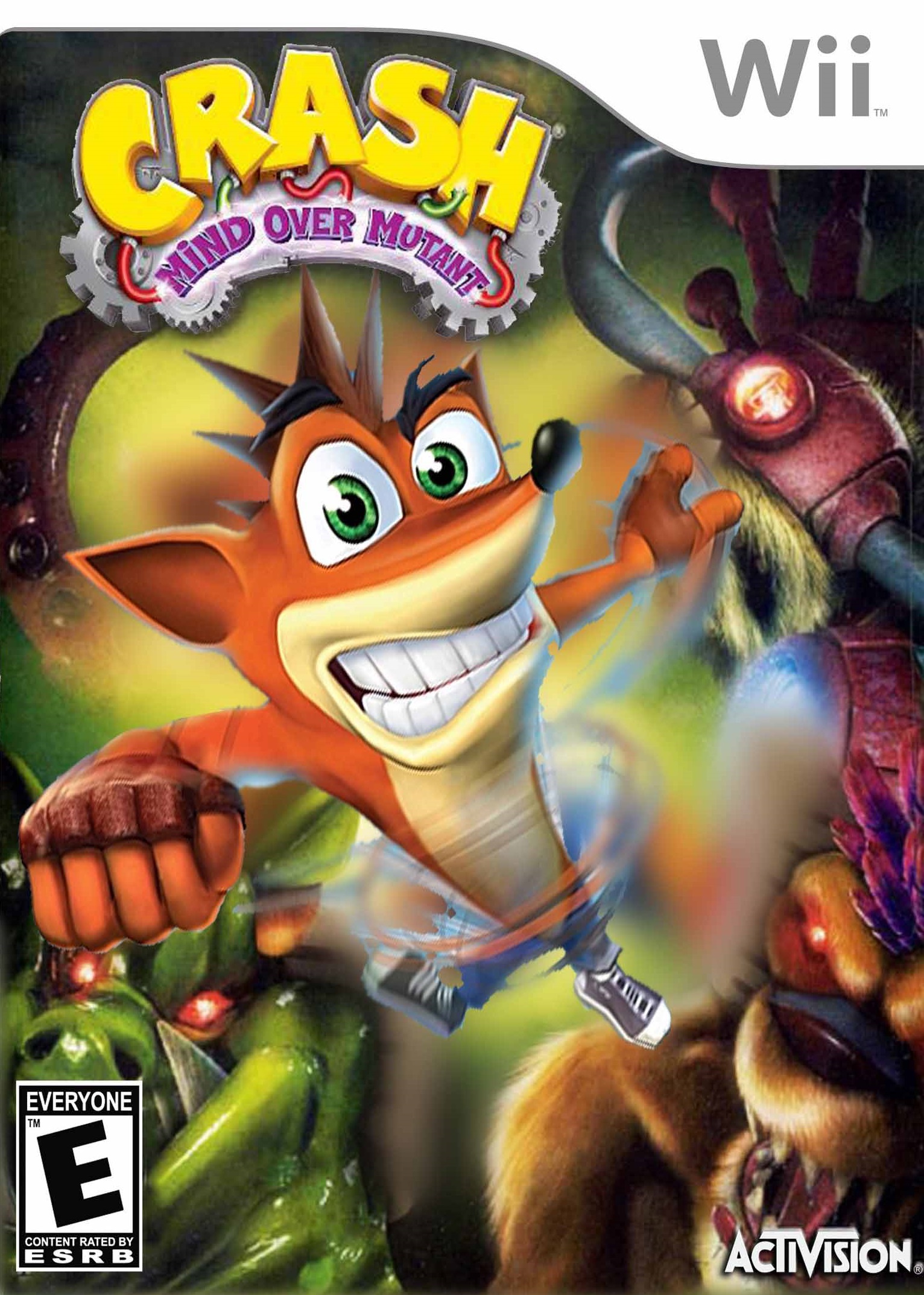Crash Bandicoot Mind over Mutant Nintendo WII Game