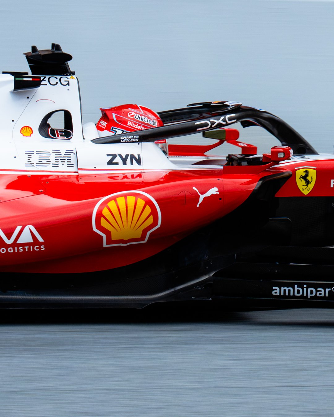 Photos Of Charles Leclerc Driving SF 26 In Barcelona Today!