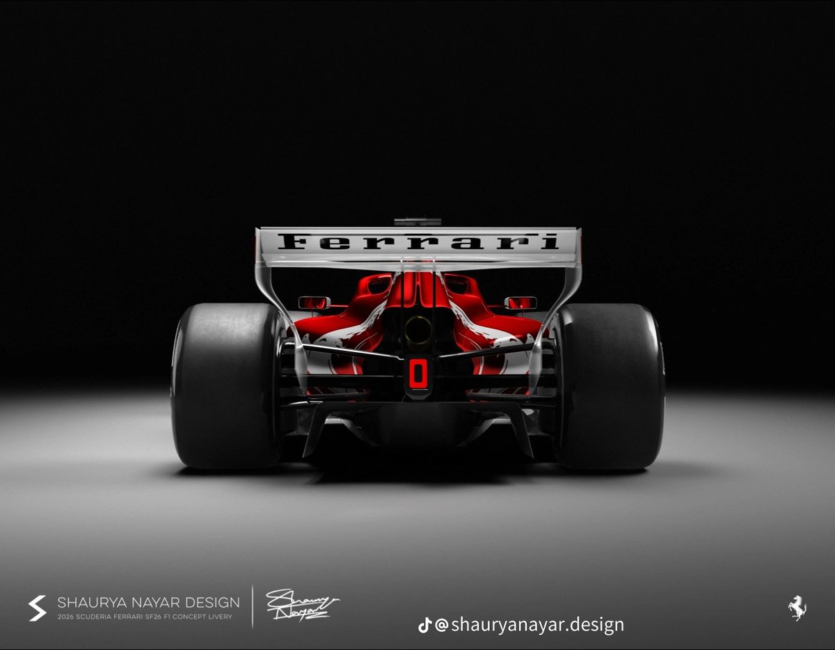 2026 Scuderia Ferrari SF26 Formula 1 Concept Livery