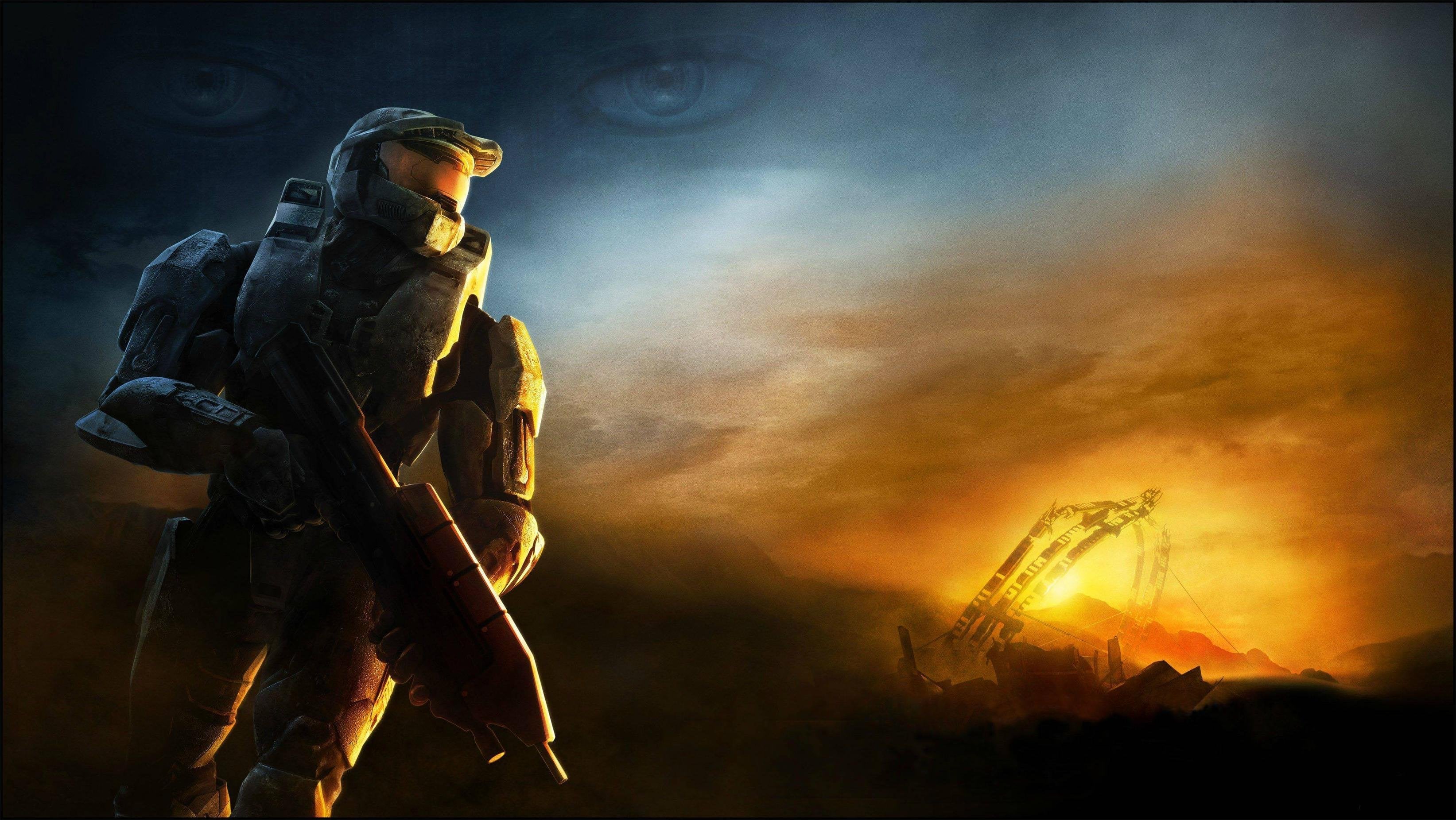 resolution Halo 3 wallpaper. (Imgur downsized the file to 3287 X 1852. PM for full size). Enjoy!