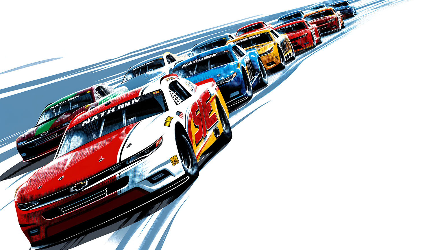 NASCAR Racing Cars Desktop Wallpaper in HD & 4K