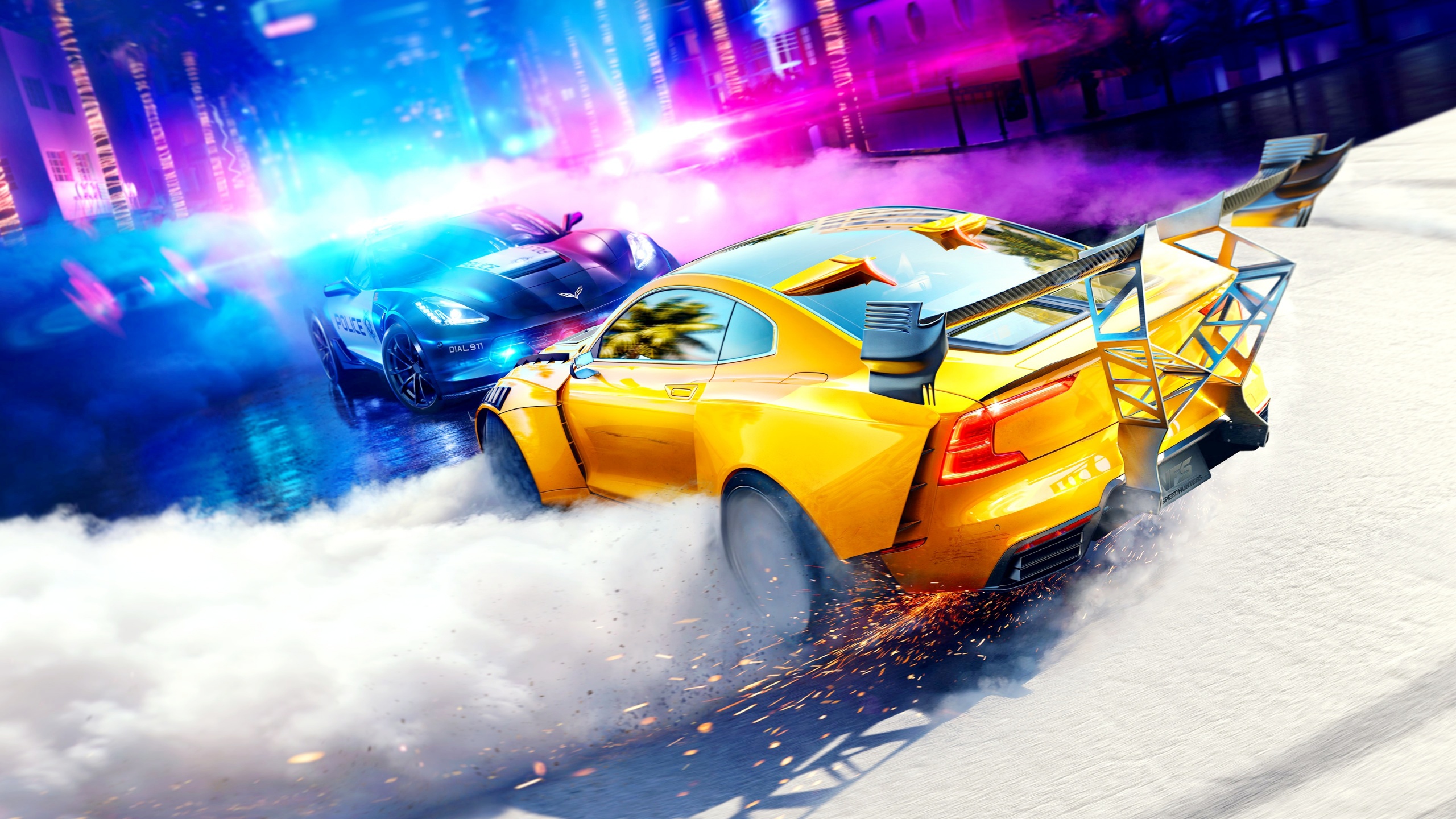 Chevrolet Corvette Grand Sport Wallpaper 4K, Need for Speed Heat