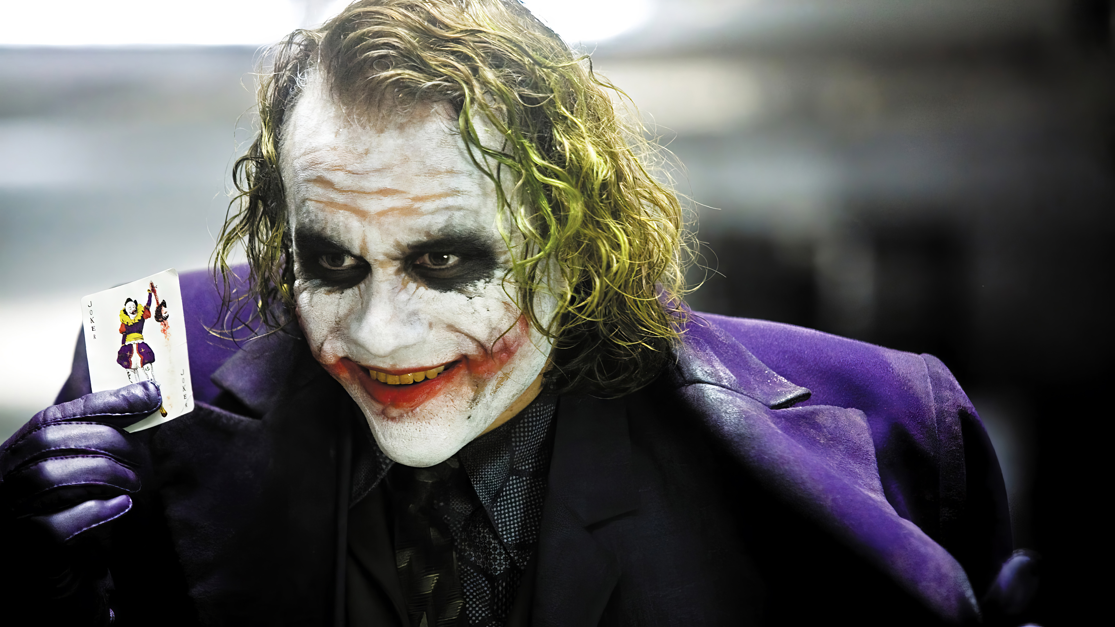 Joker Heath Ledger Wallpaper 4K HD PC o
