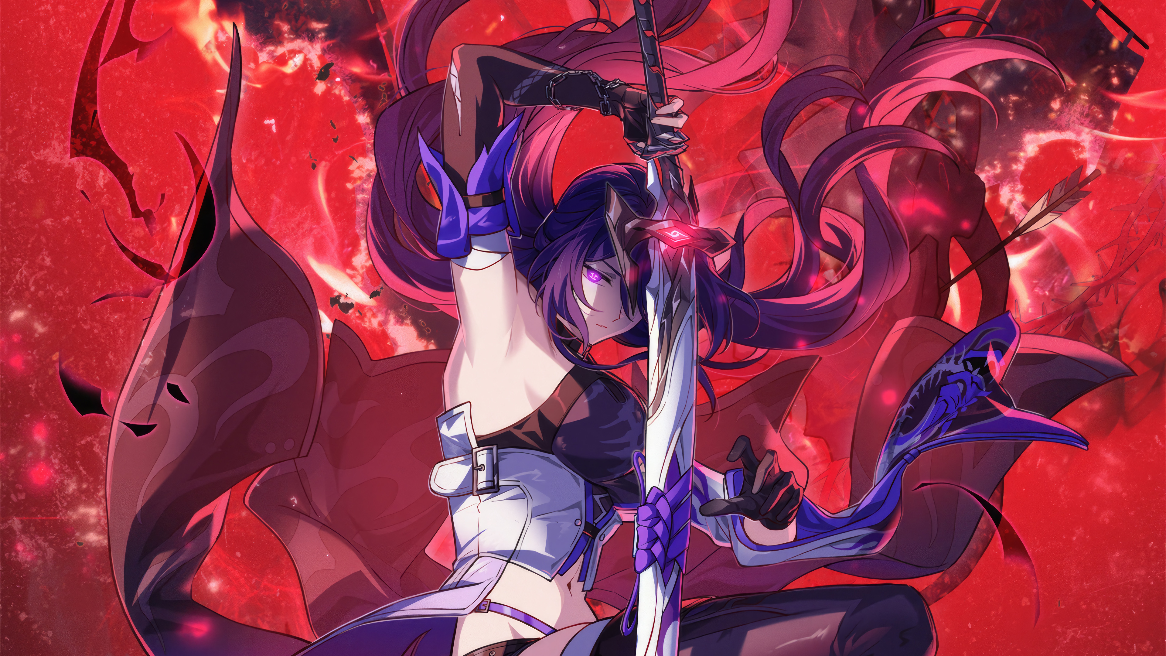 Acheron Katana Honkai: Star Rail Wallpaper 4K HD PC a