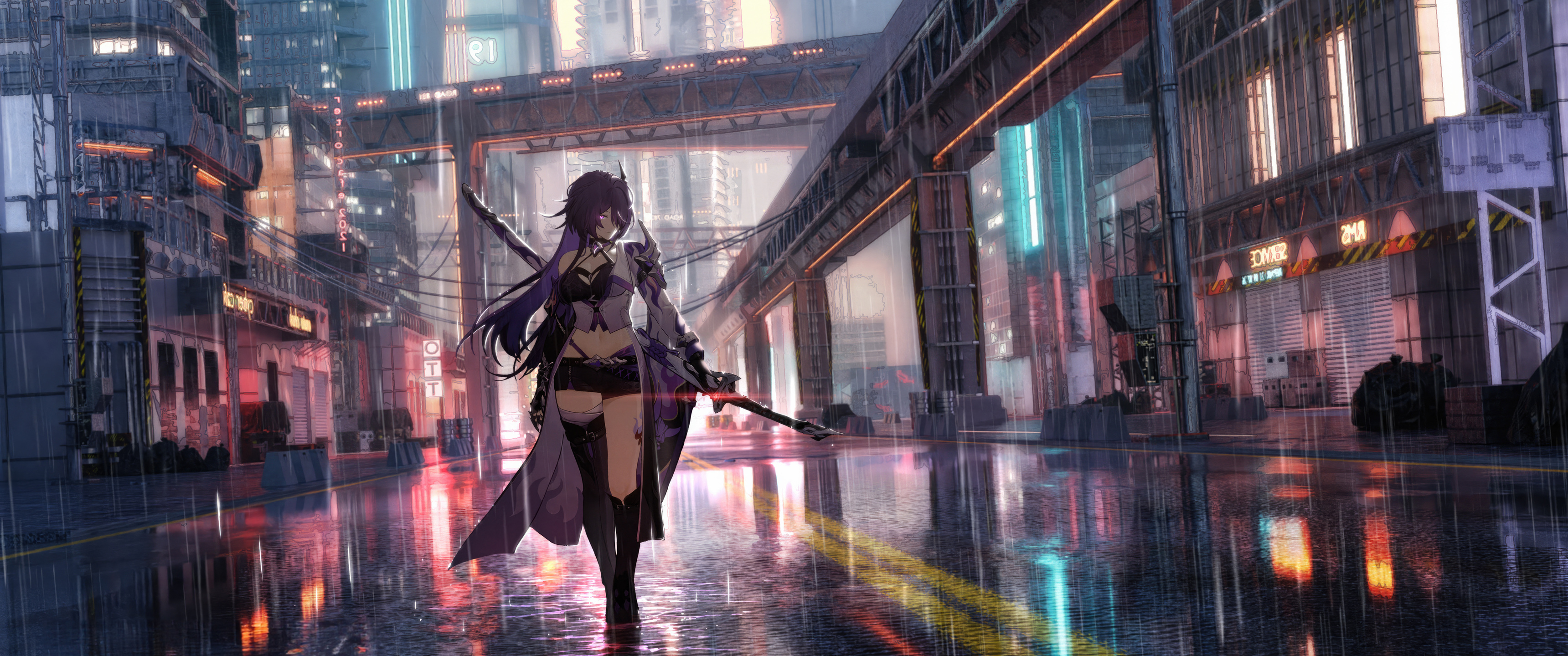 Acheron Honkai Star Rail UltraWide Quad HD 1440P , HD 4k Wallpaper Image, Background, Photos and Picture