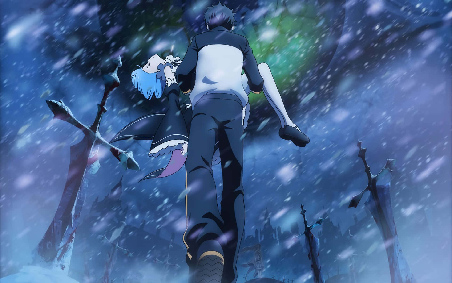 Download Subaru Natsuki Stands Heroically In This High Definition Wallpaper Wallpaper