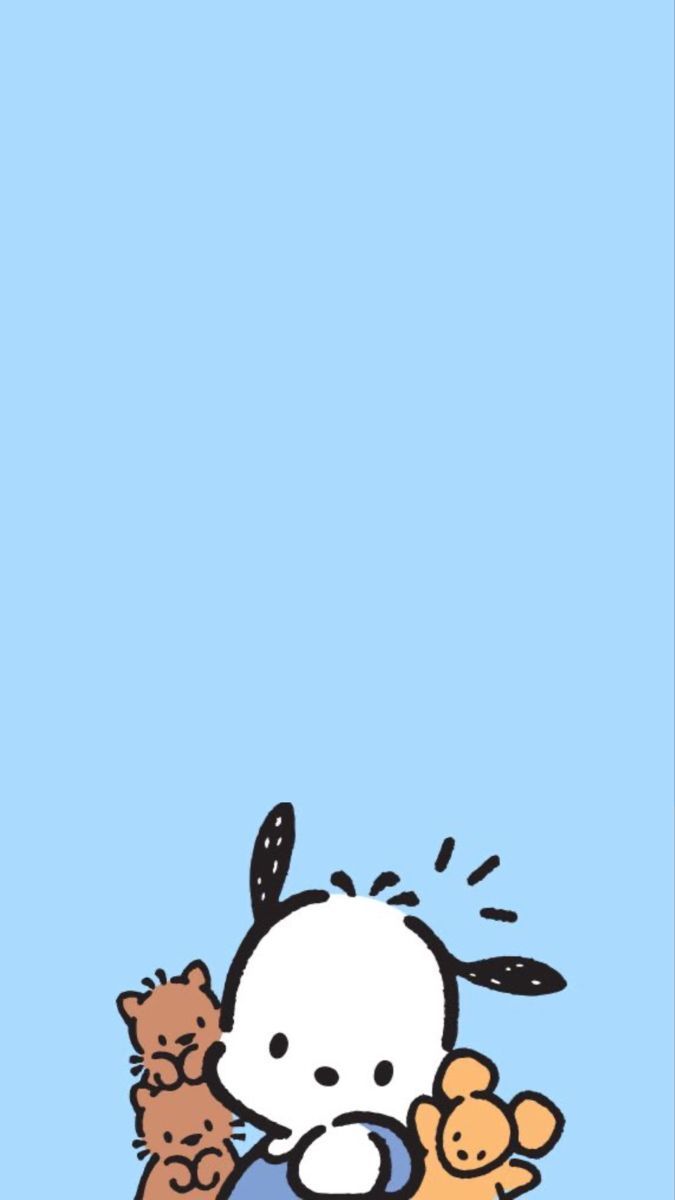 Pochacco Wallpaper. WhatsPaper. Walpaper hello kitty, Cute cartoon wallpaper, Hello kitty iphone wallpaper