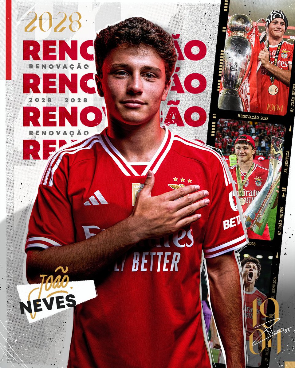 ✍ João Neves renova contrato!
