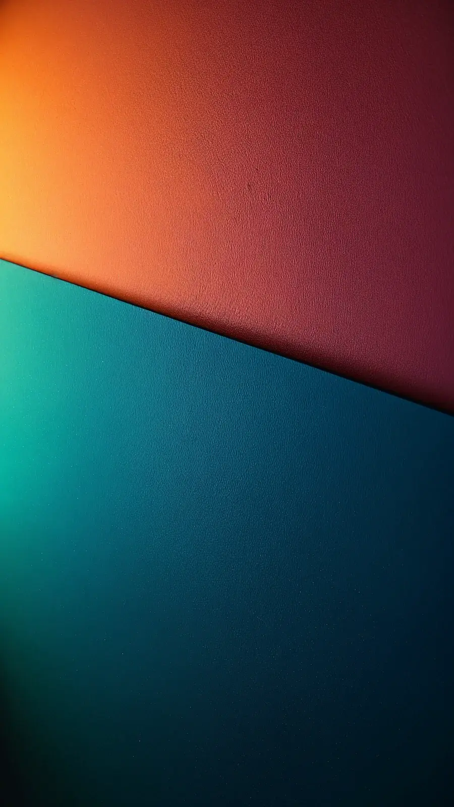 Orange And Blue Split 3D Color Top Best Wallpaper For IPhone 15 16 Pro Max