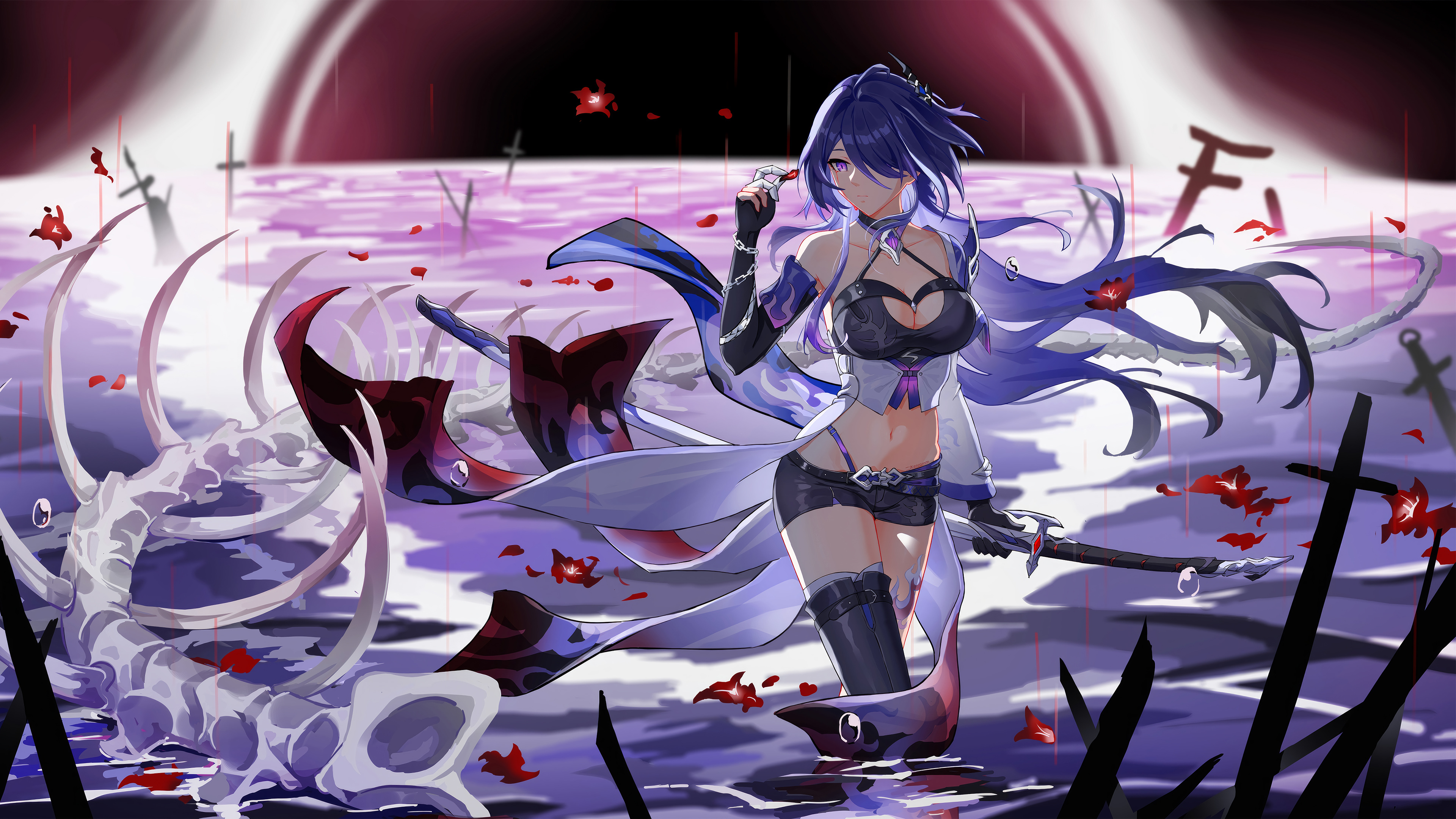 Acheron Honkai: Star Rail Game Wallpaper 4K HD PC a