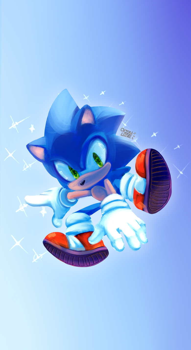 Sonic Frontiers Phone Wallpaper's Ko Fi Shop