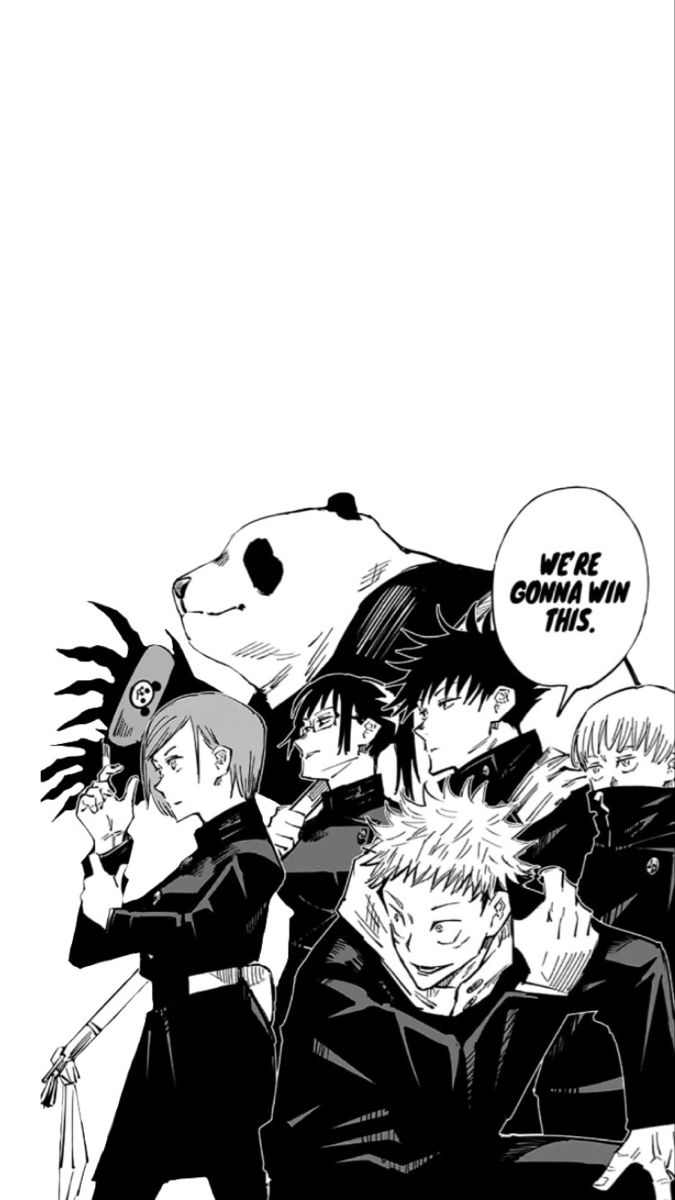 Jujutsu kaisen manga wallpaper