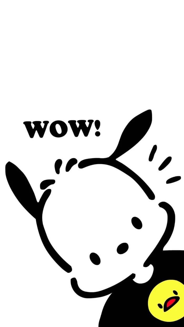 Download Pochacco Minimalist Art Wallpaper