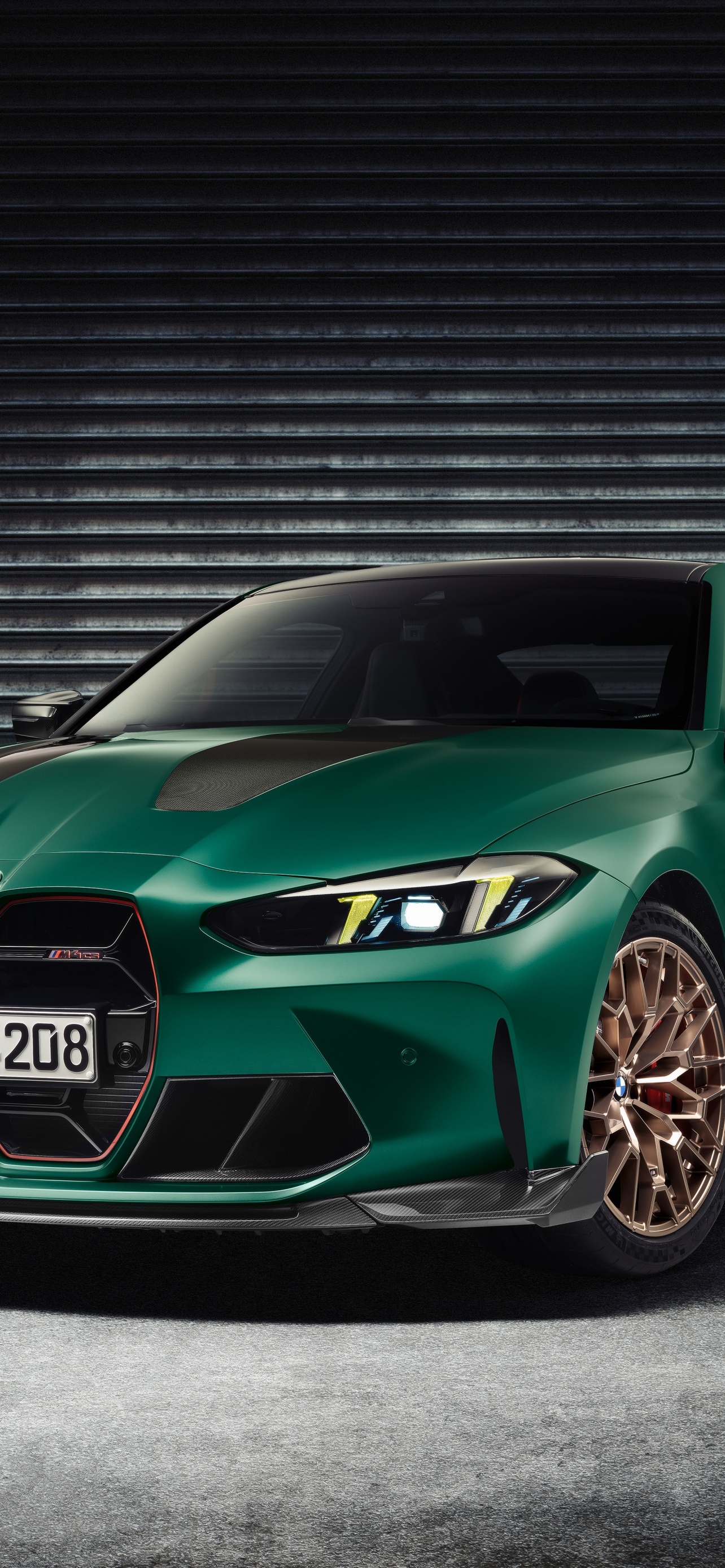 BMW M4 Cs 5K 2024 Green Best Apple IOS Home Screen And Lock Screen Wallpaper And Of 2025