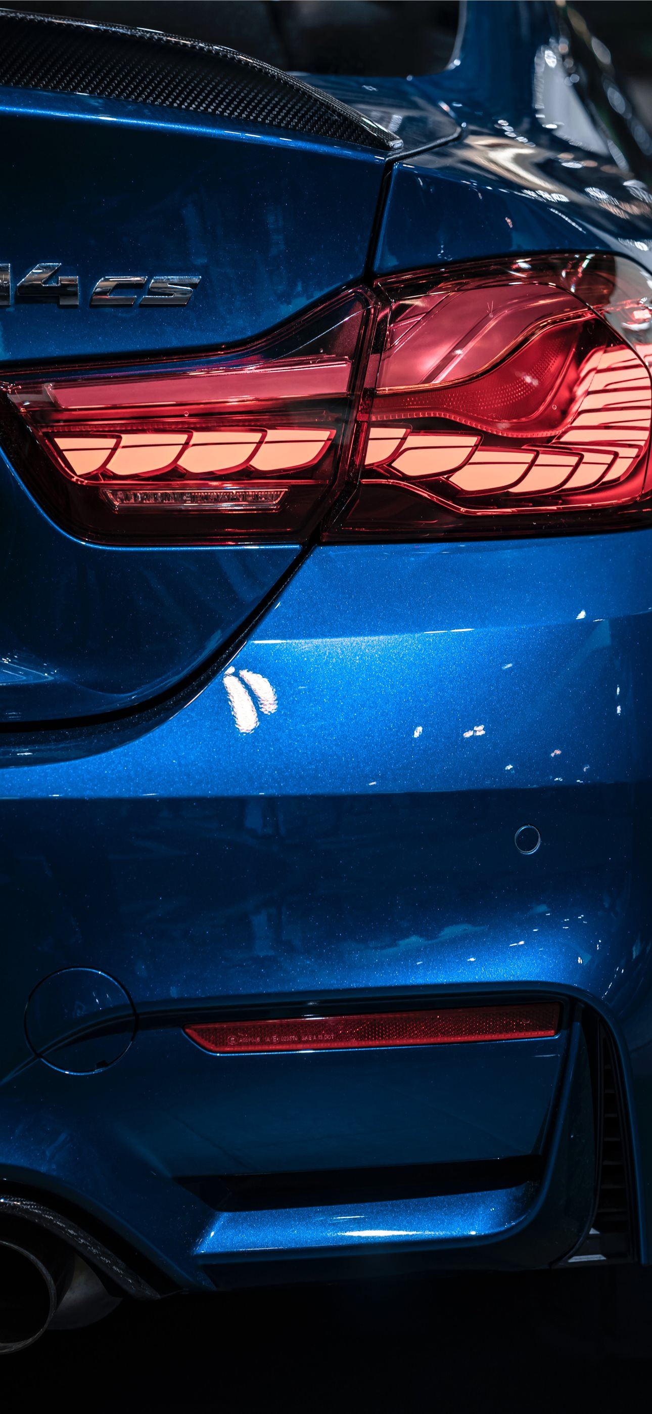 black BMW M4 CS car iPhone Wallpaper Free Download