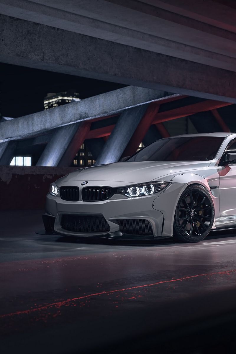 Download Wallpaper 800x1200 Bmw M4, Bmw, Car, White, Side View Iphone 4s 4 For Parallax HD Background