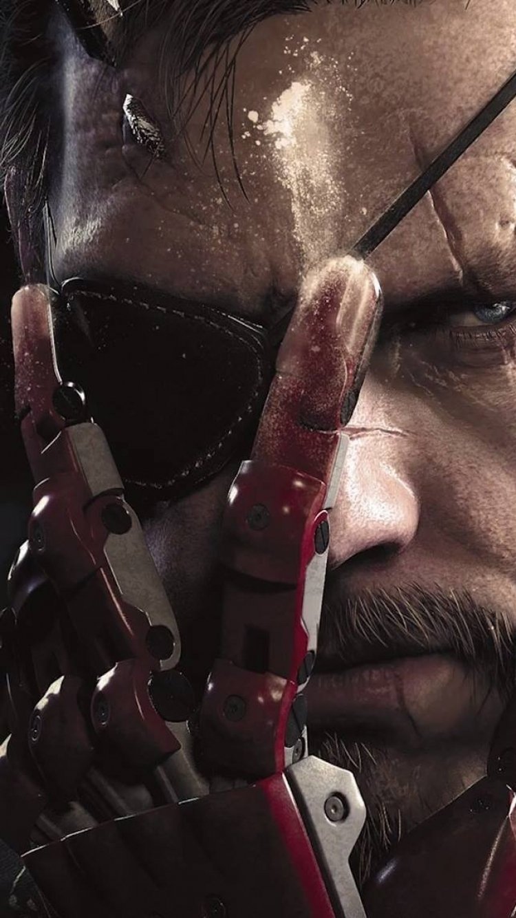 Download Solid Snake Video Game Metal Gear Solid V: The Phantom Pain Phone Wallpaper