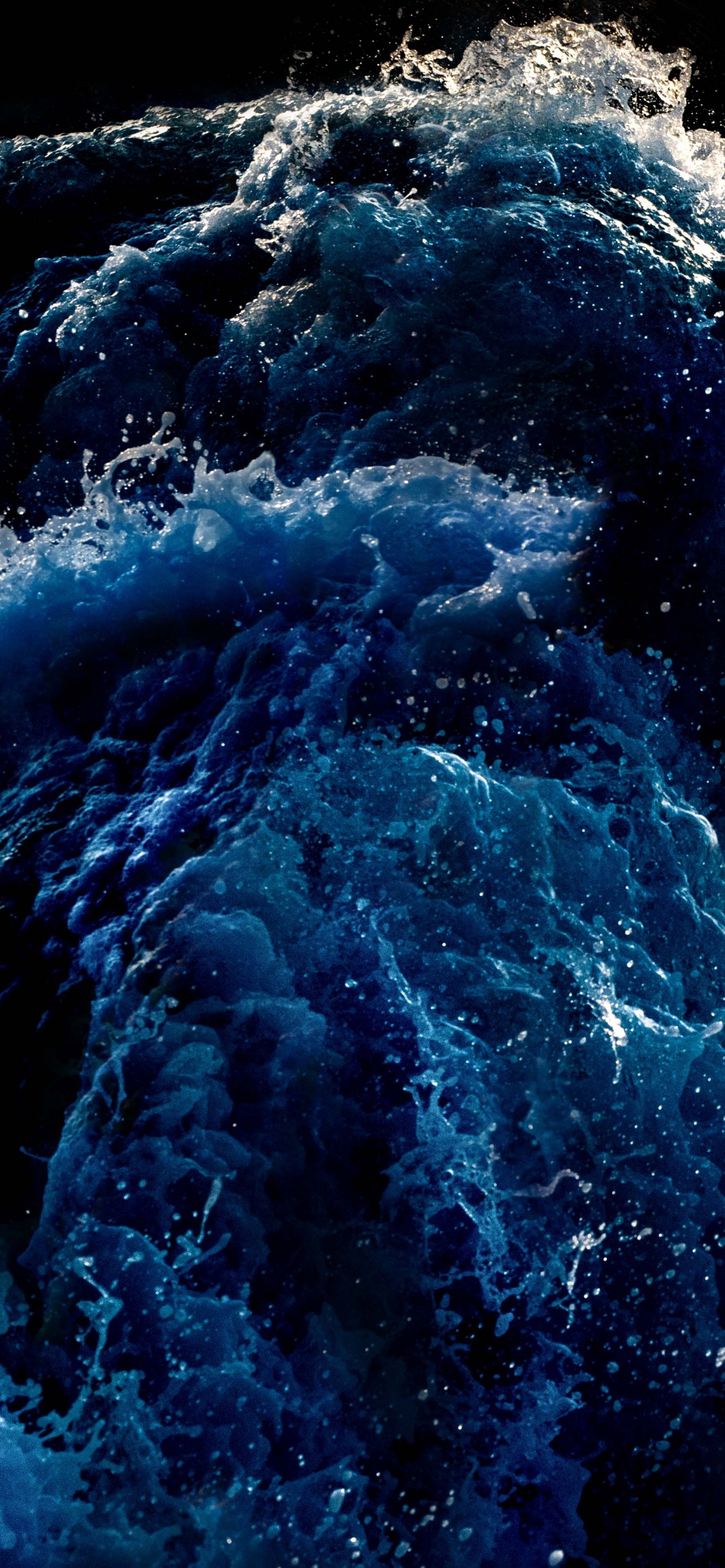 Most Popular Waves Deep Blue Wallpaper