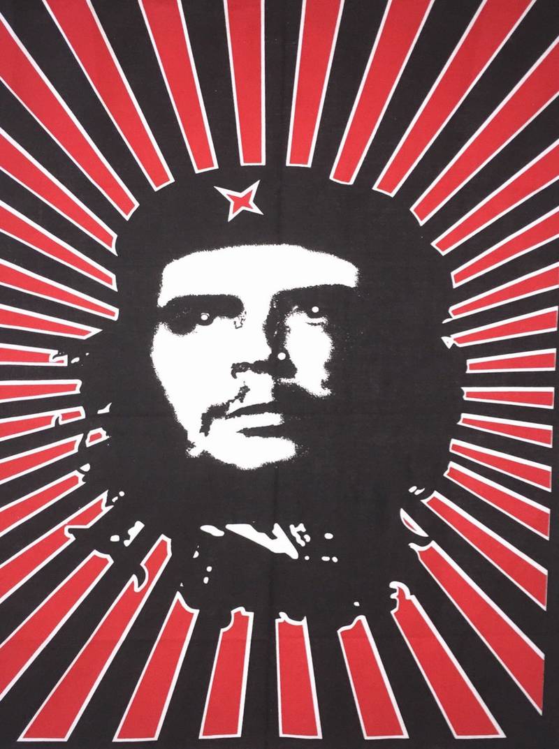 Che Guevara Background Red Image Art Print Che Guevara Red 60x80cm